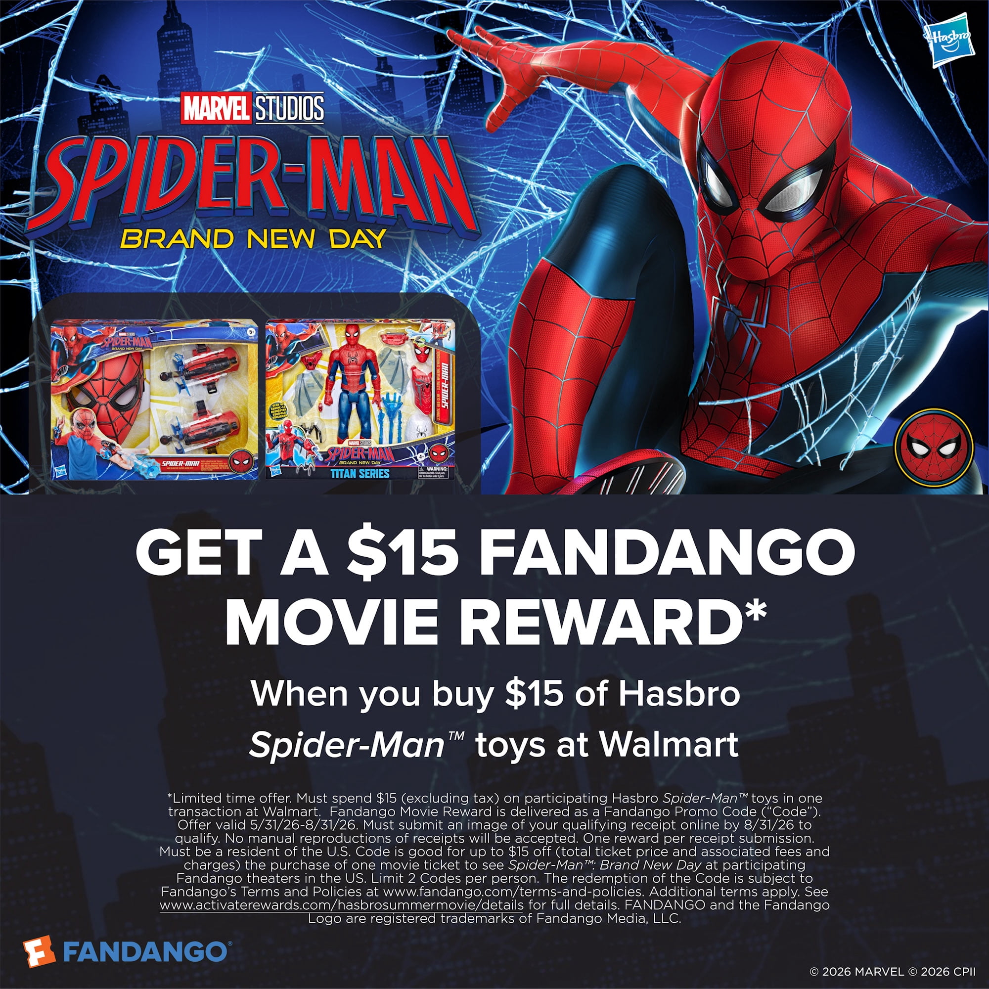 Spider-Man Marvel Brand New Day 2-In-1 Super Chompin Tank Action Figure and Toy Vehicle (4.5 in) e14x0