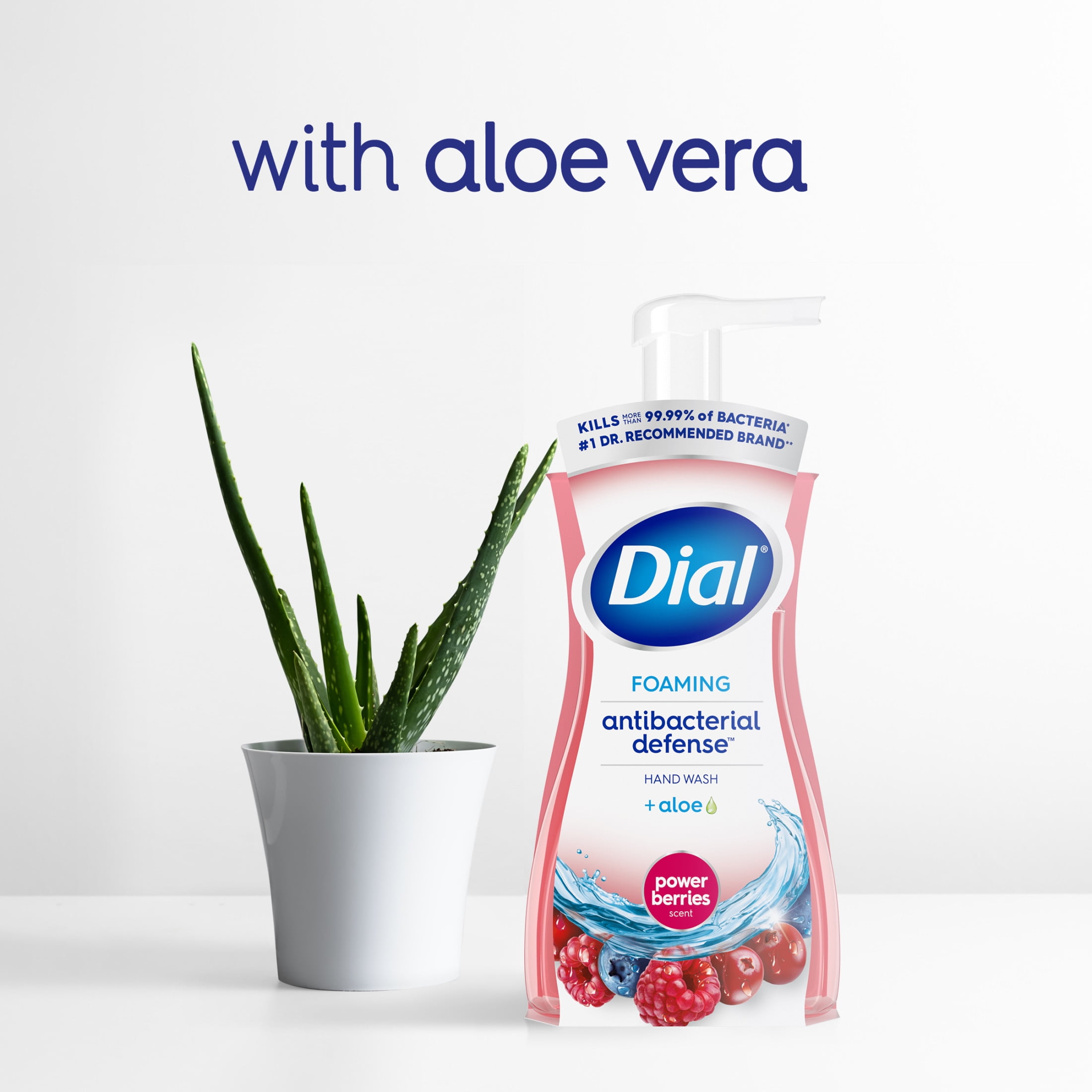 Dial Antibacterial Defense Foaming Hand Soap, Power Berries Scent (7.5 fl oz) afkqc - Image 5