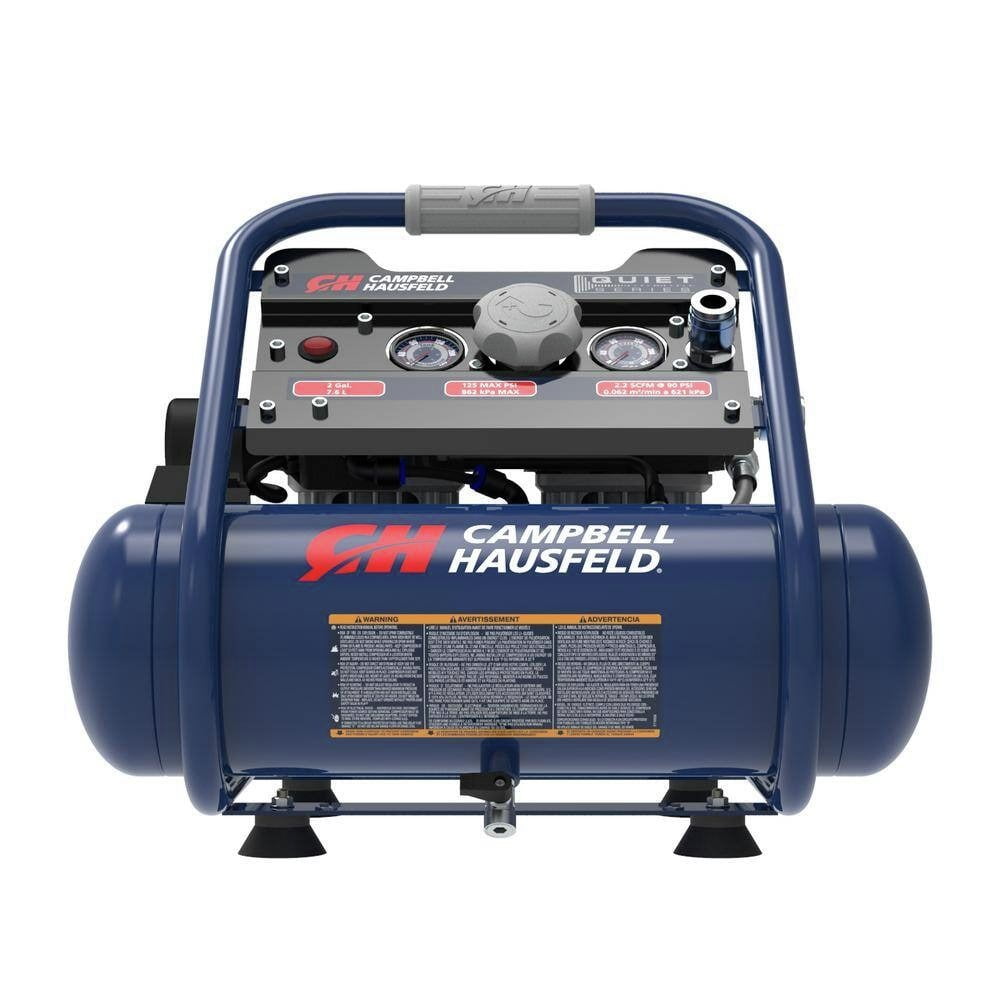 Campbell Hausfeld 2 HP Electric Quiet Air Compressor (2 Gallon, 125 PSI) 319vr
