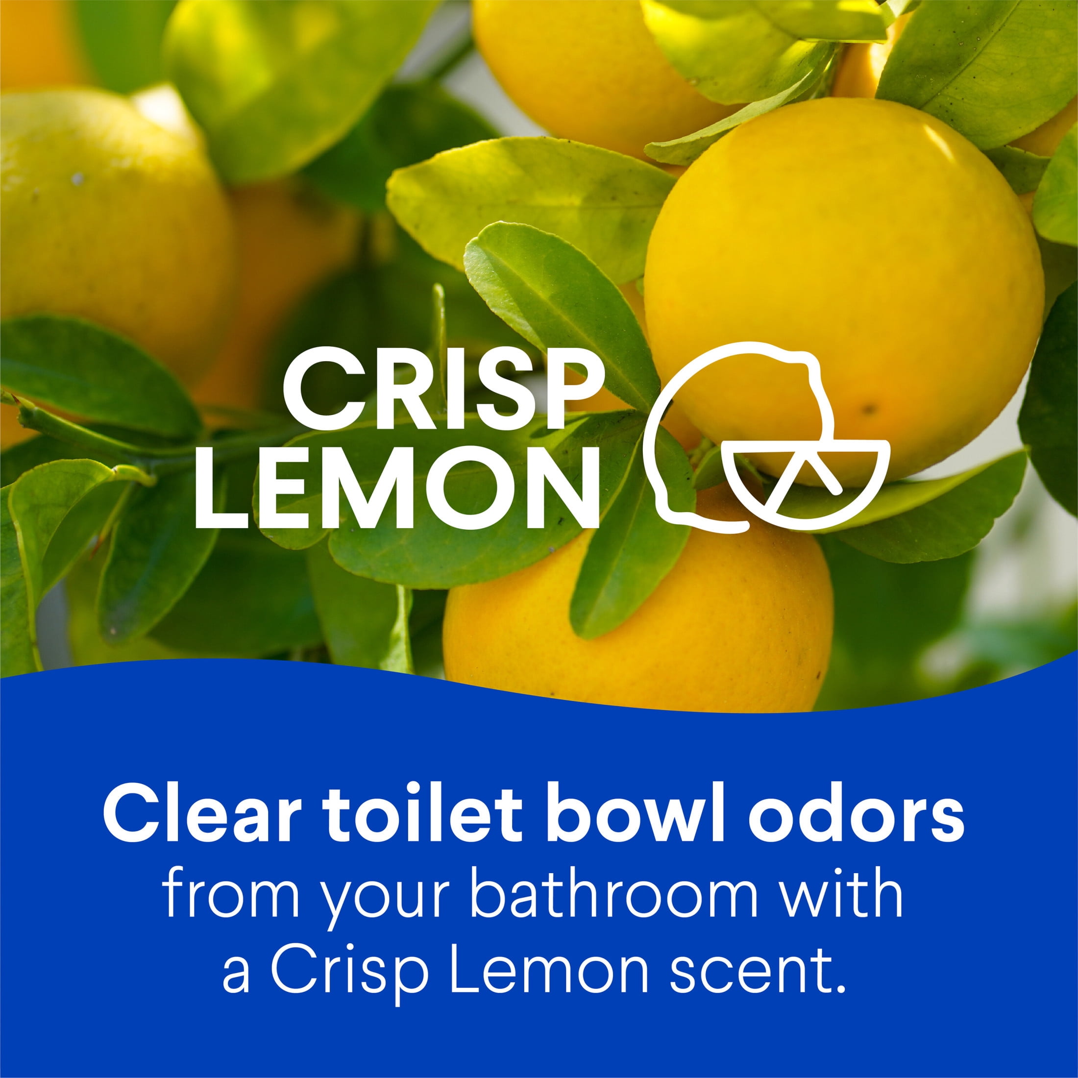 Clorox Toilet Bowl Cleaner Clinging Bleach Gel, Deep Cleaning & Deodorizing, Crisp Lemon (24 fl oz) 6svp3