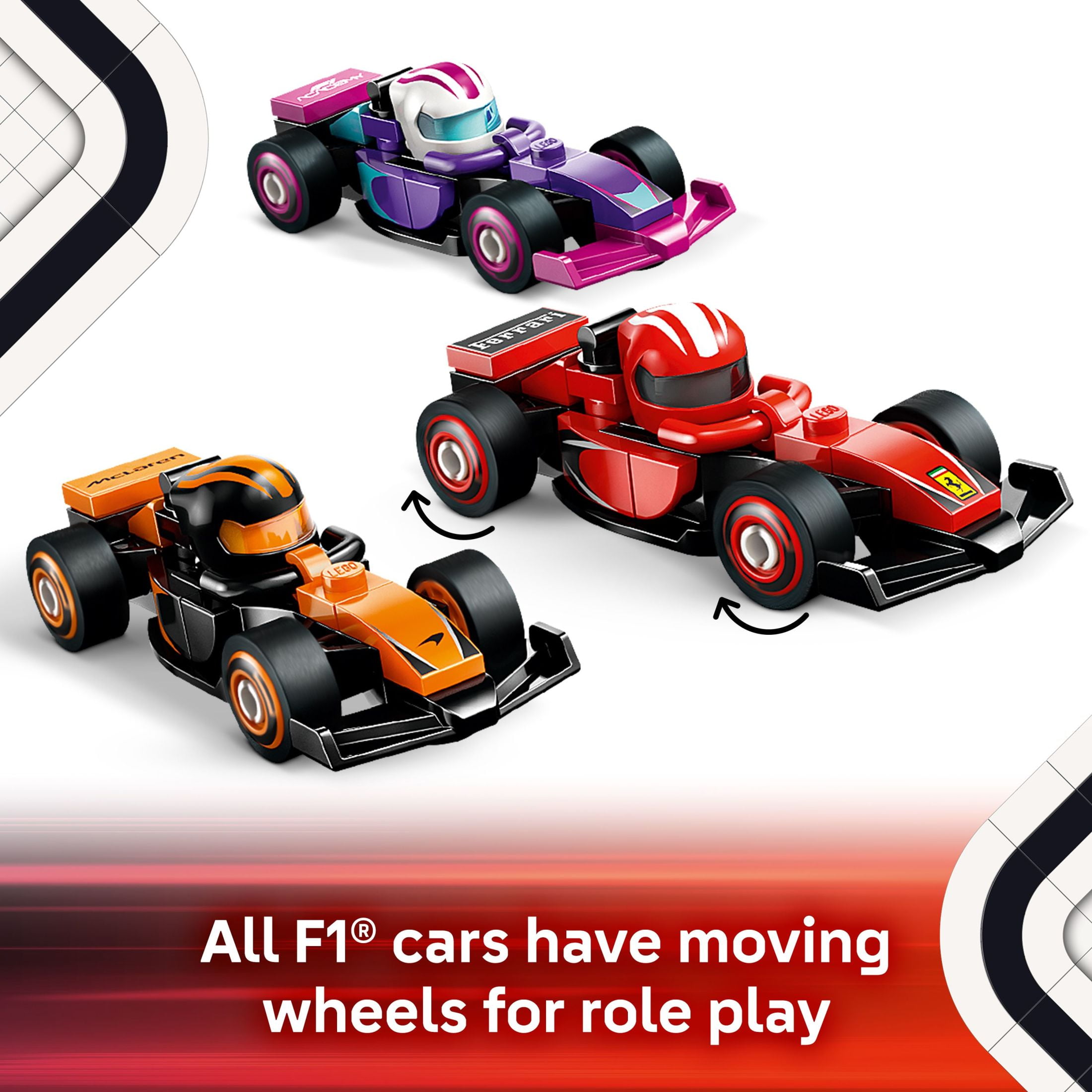 LEGO Formula 1 Race Car Building Kit, Collectible Mystery Model Vehicle (1 Pack) yk5ds