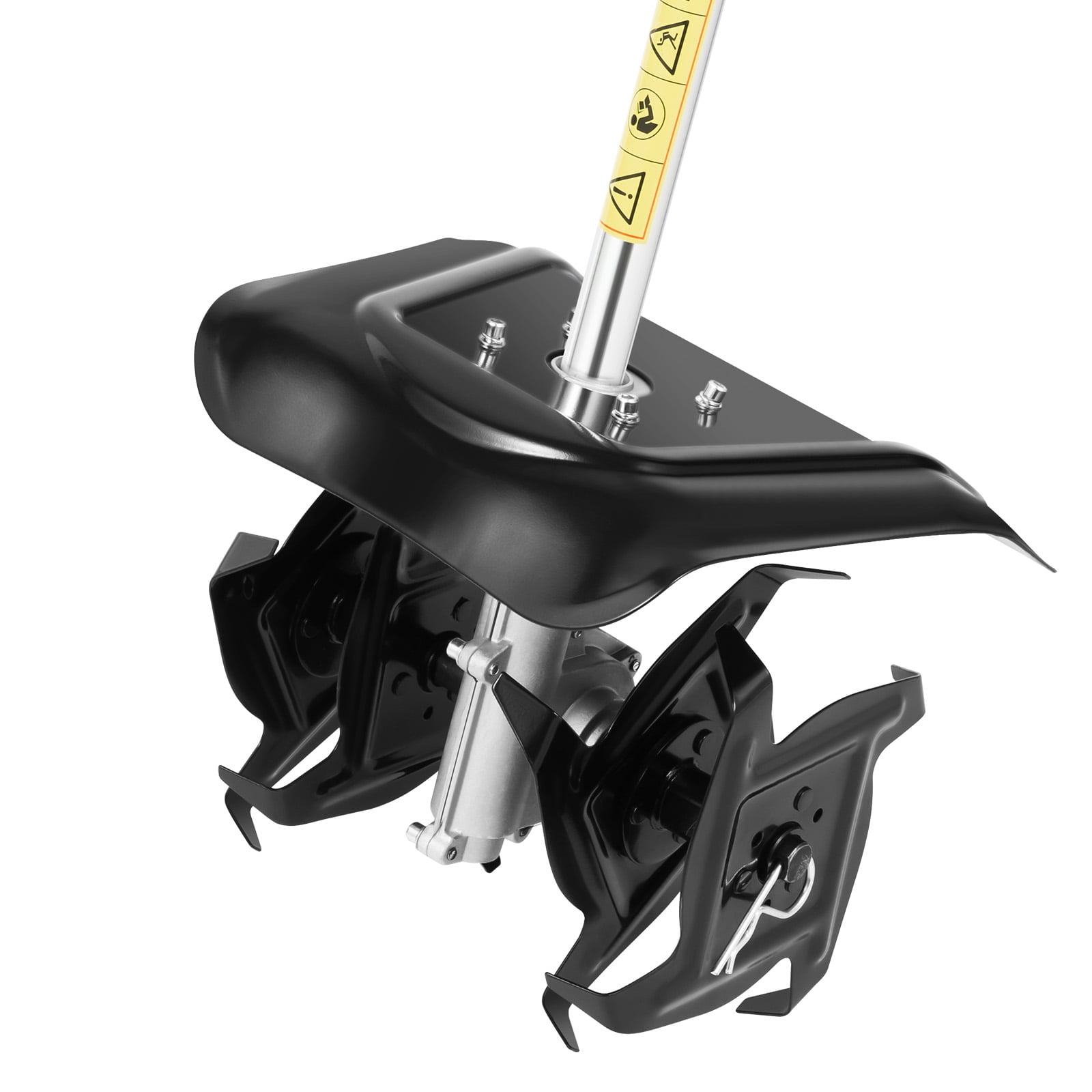 FOGGBET 51.7cc 2-Stroke Gas Powered Mini Tiller Cultivator for Garden and Farm (9 in Width) dgu79
