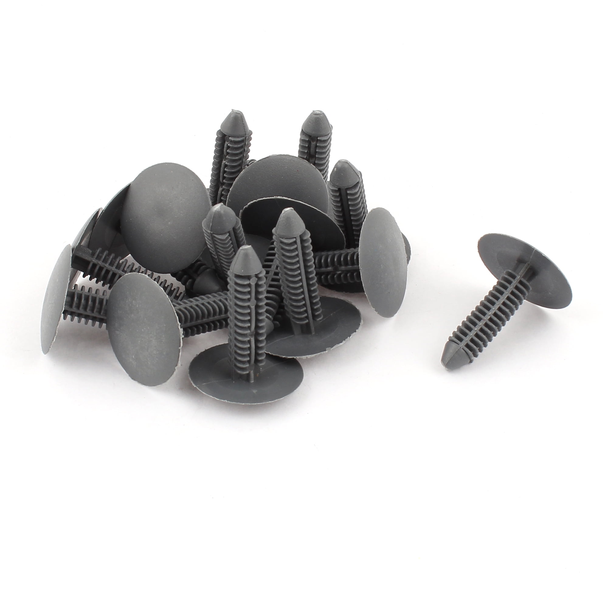 Unique Bargains Car Door Trim Panel Retainer Clips (Gray, 15 Pack, 0.28 in Hole) e79rb