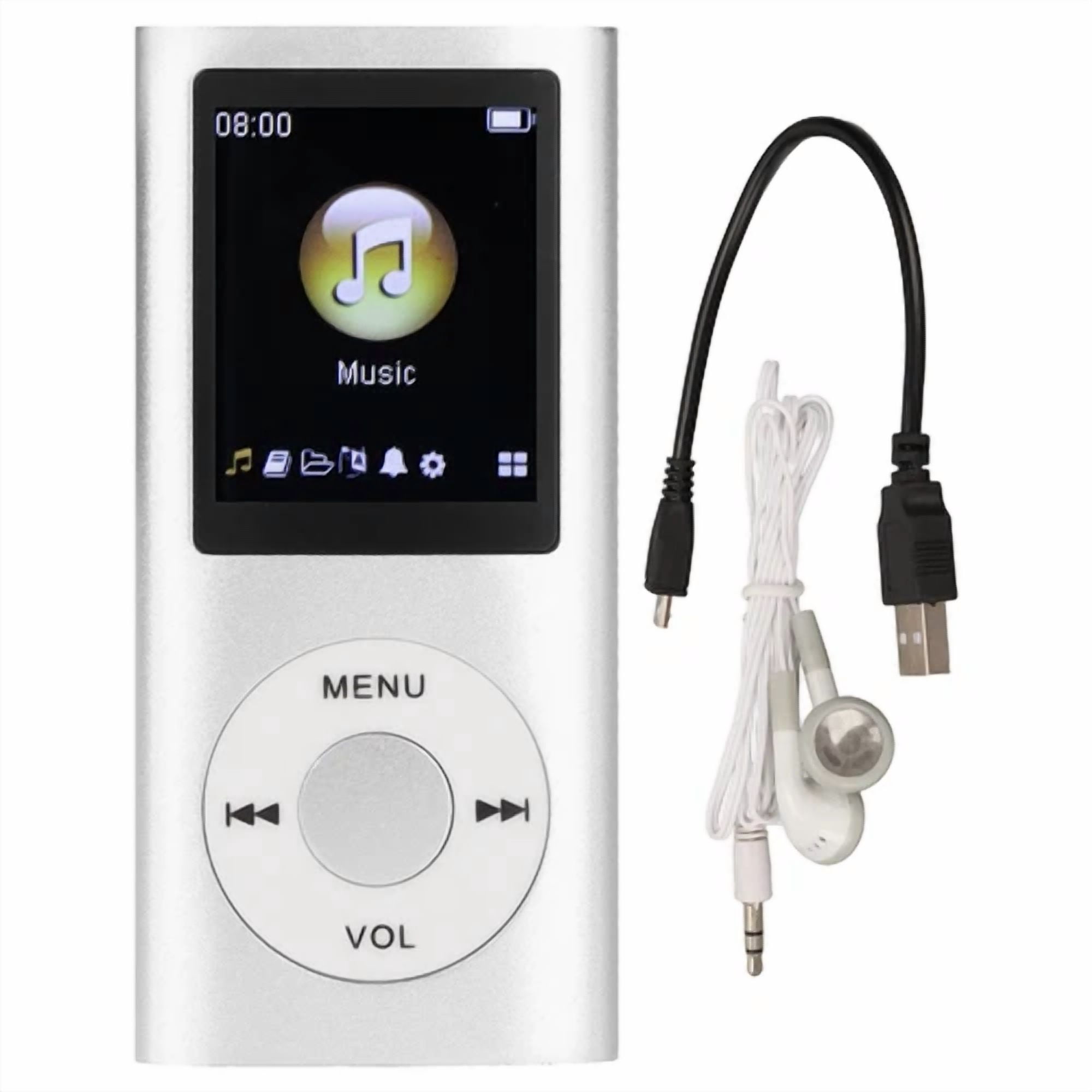 Rhea MP3 Player 64GB Digital Music Player with 1.8 Inch LCD Screen (Black, 64GB) lbo6h