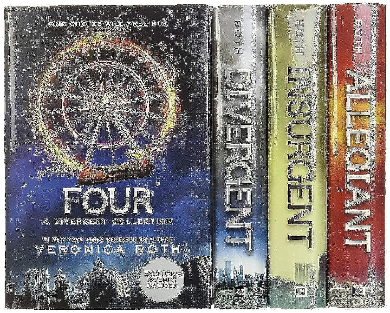 Veronica Roth Divergent Series Four-Book Hardcover Gift Set (4-Book Collection) niohn