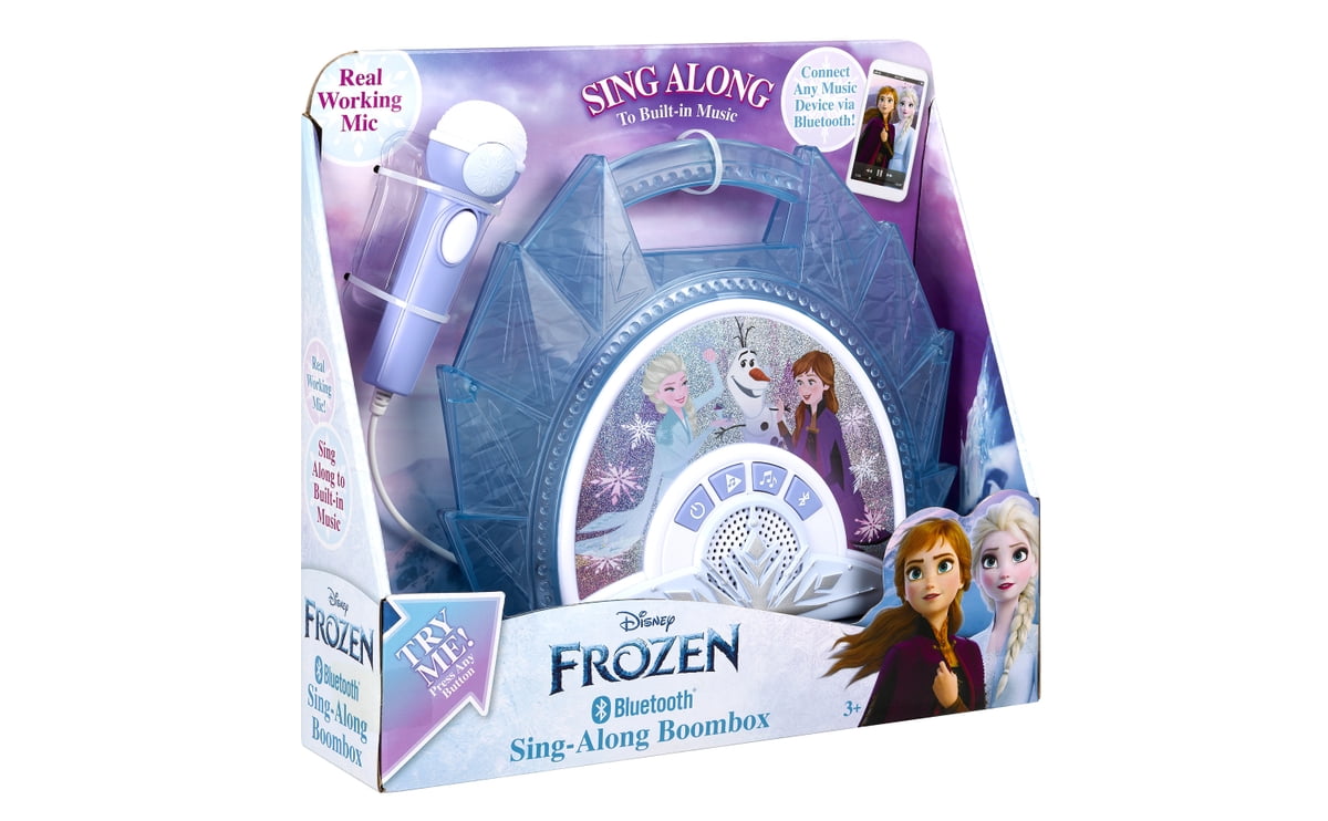Disney Frozen Bluetooth Sing Along Boombox (Blue, 1 Unit) xxux8
