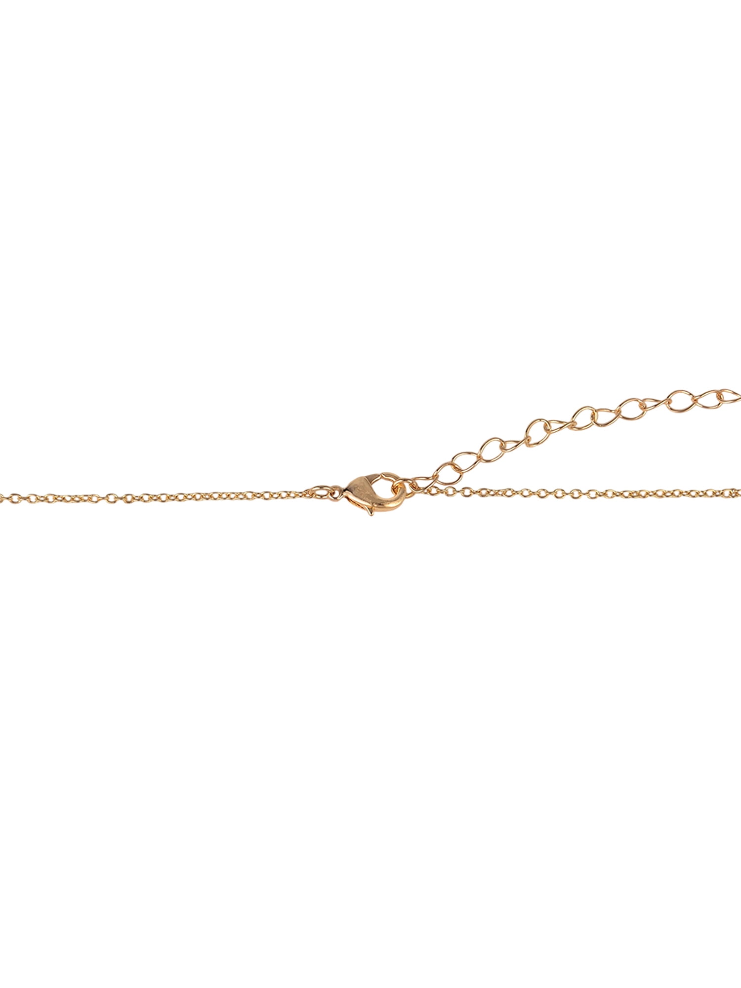 Time and Tru Goldtone Hammered Initial A Pendant Necklace (Gold, 18 in) u051c