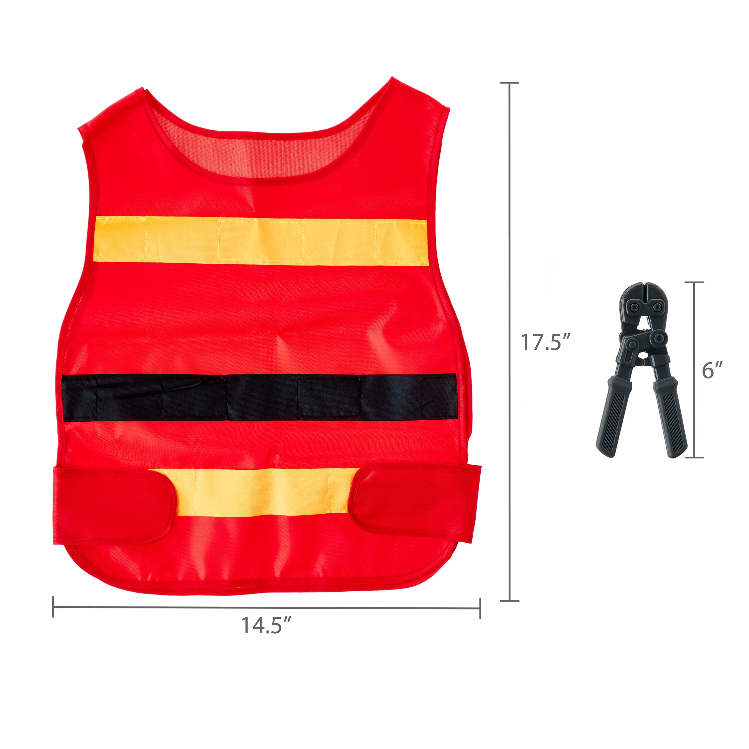 Kid Connection Firefighter Role Play Set with Realistic Accessories (Red, 10 Pieces) fdon0 - Image 7