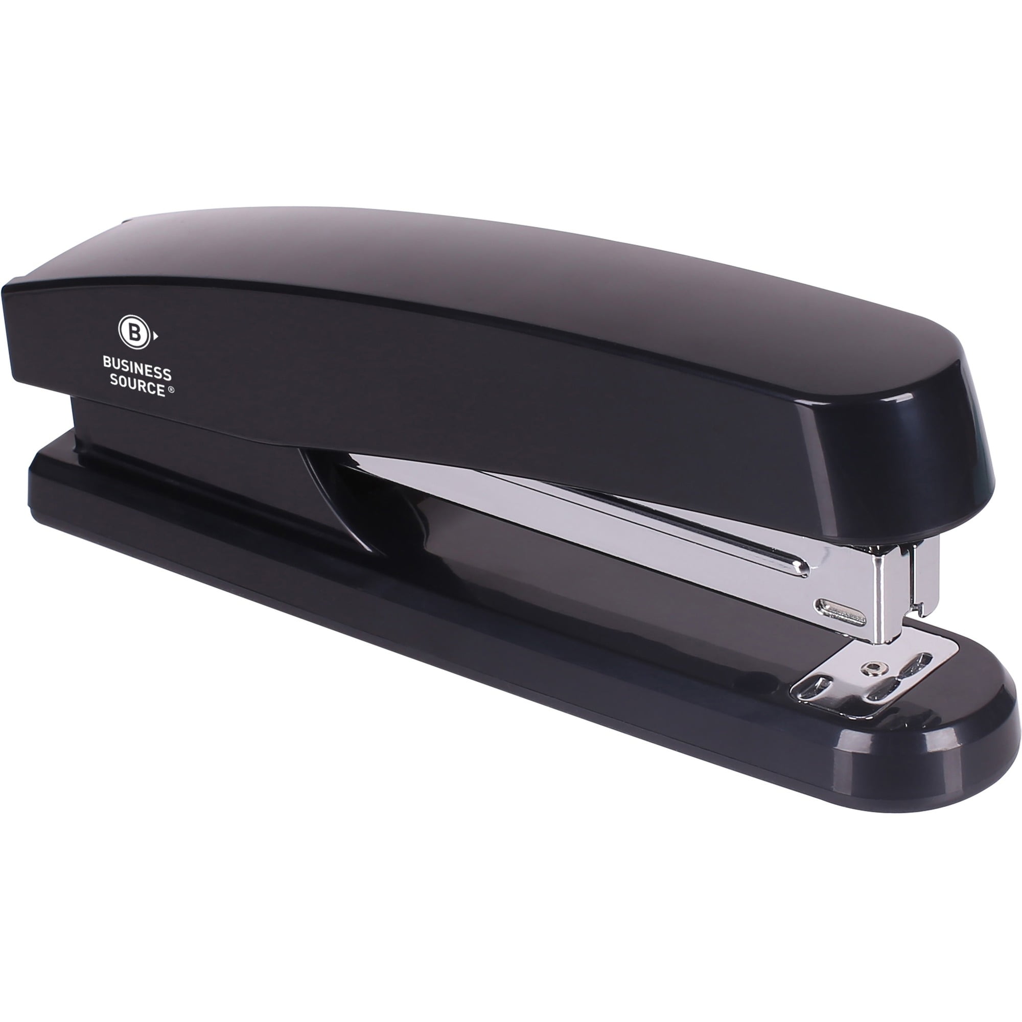 Business Source Full-Strip Plastic Desktop Stapler (Black, 1 Pack) wysxq