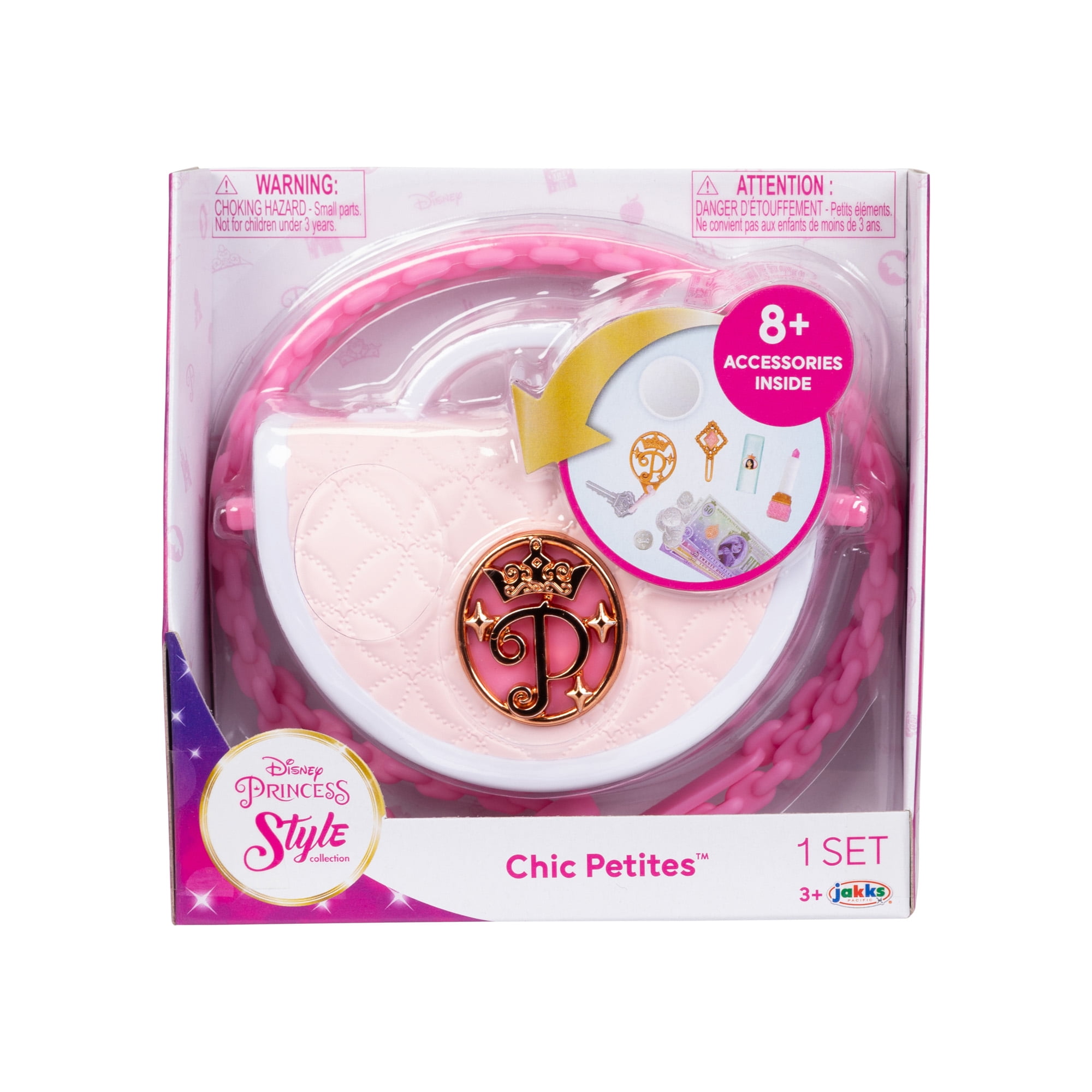 Disney Princess Style Collection Chic Petites Fashion Accessory Set (Multi-color, 9 Piece Set) c6yzd