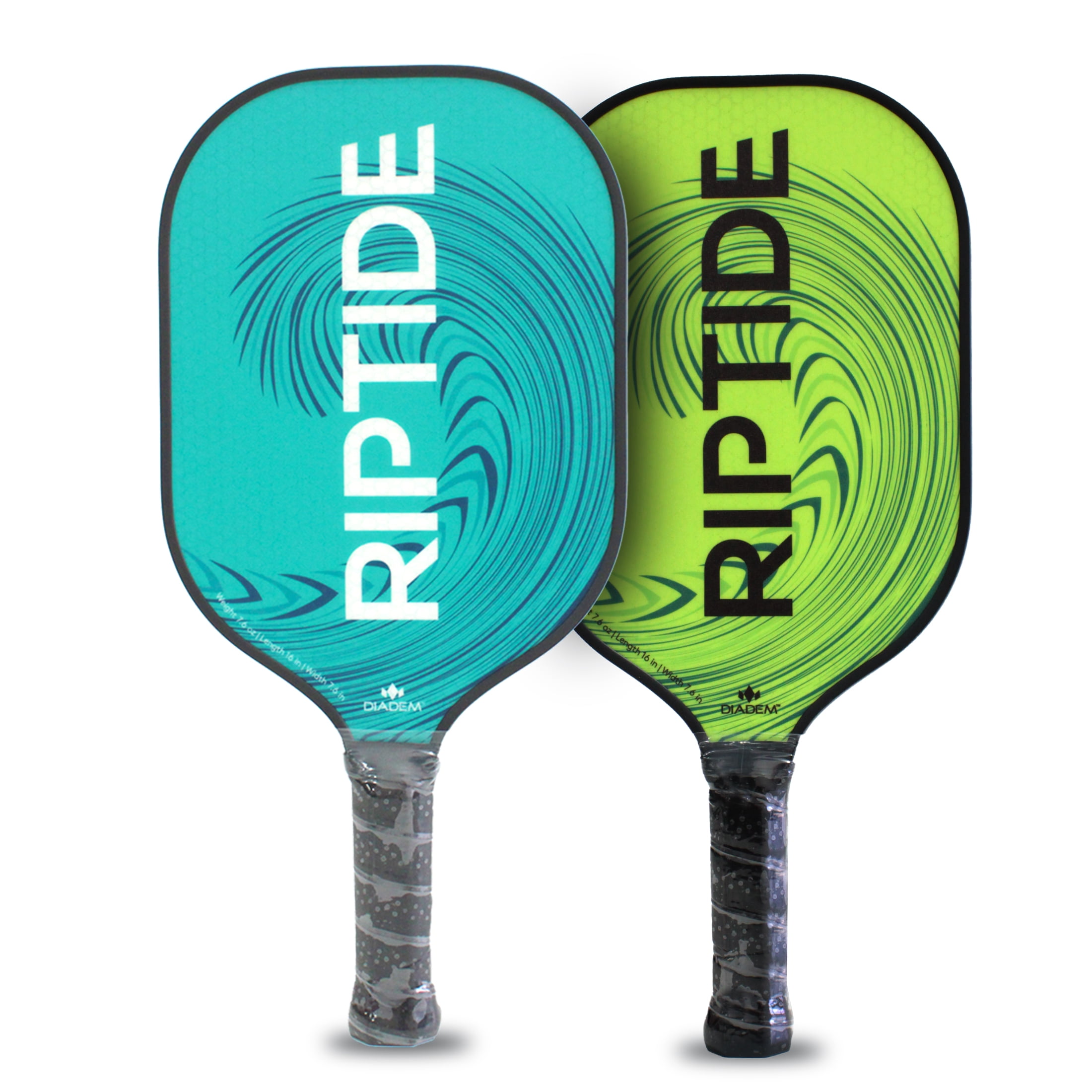 Diadem Sports Riptide HMT Fiber Pickleball Paddle (Teal, 7.6 oz) 2fd39