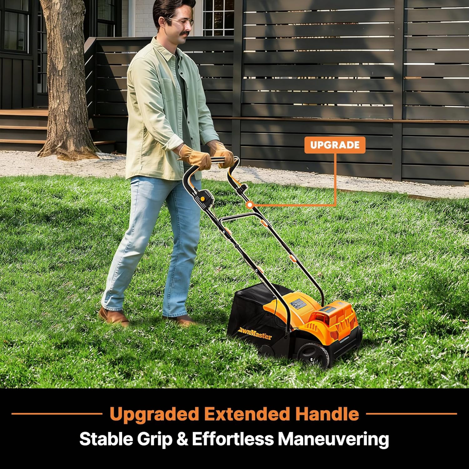 LawnMaster 48V MAX Brushless Cordless Scarifier and Dethatcher (Black, 16 in) ni4zh