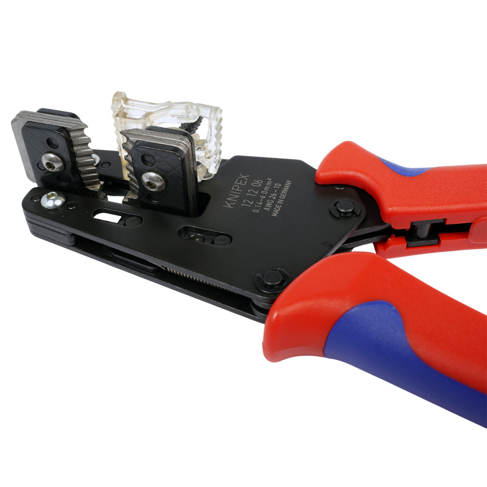 Knipex Tools Precision Automatic Wire Stripper (Red, 10-26 AWG) bbfg9