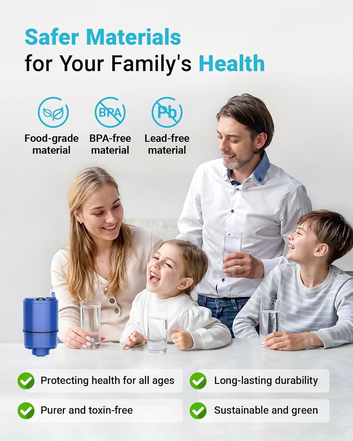 Aqua Crest Faucet Water Filter Replacement for PUR RF-9999 (6 Pack) lsqfg