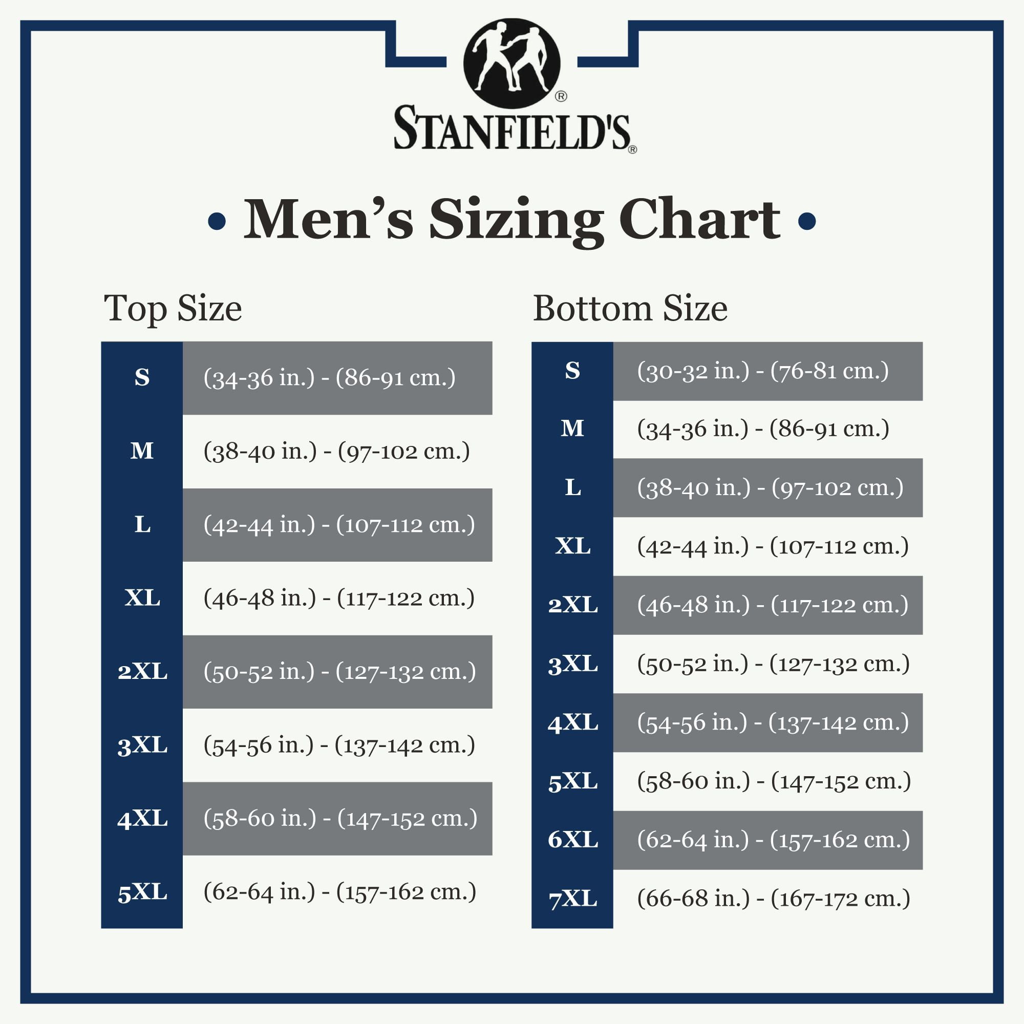 Stanfield's Men's Thermal 2 Layer Merino Wool Blend Union Suit (S-XL) 202hw