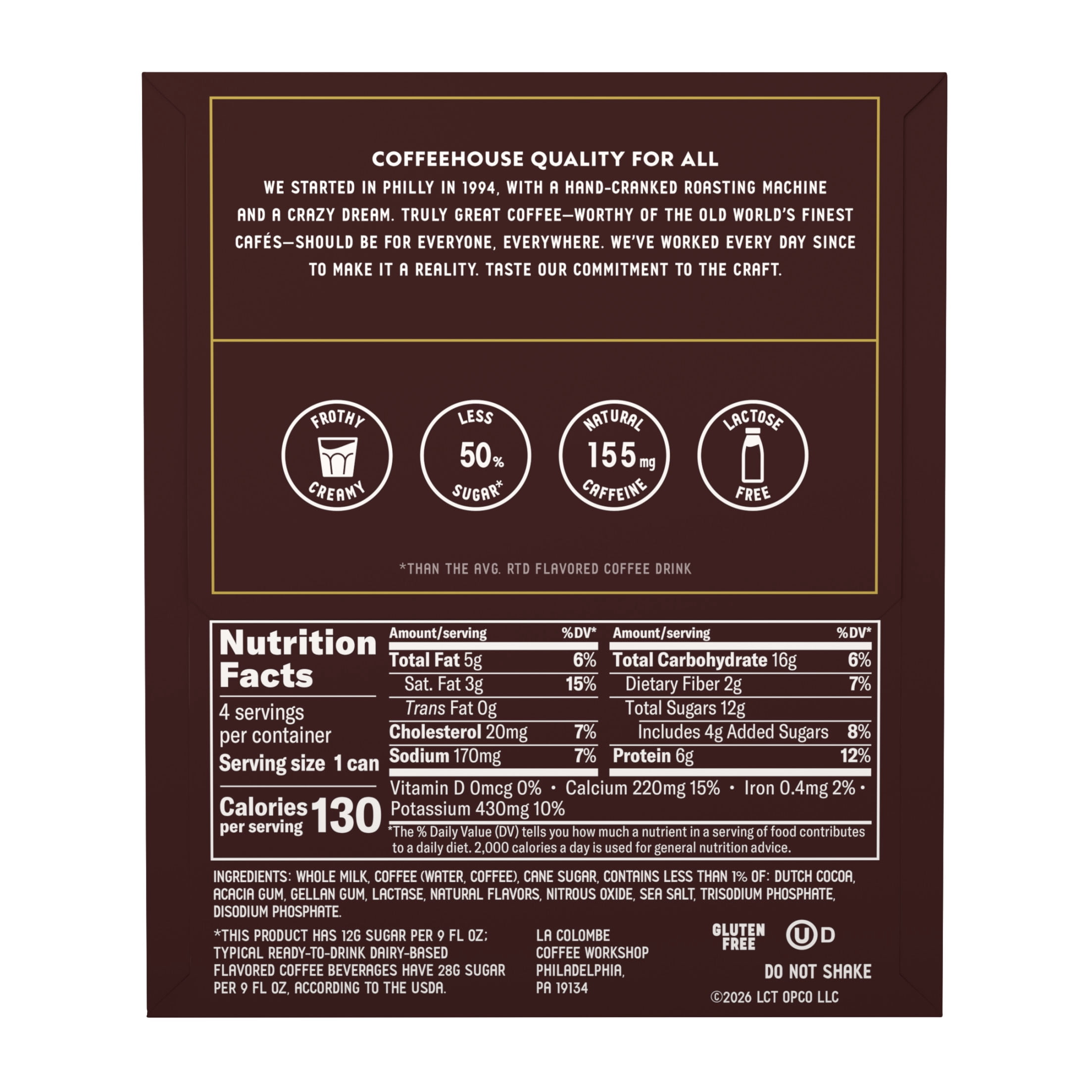 La Colombe Mocha Draft Latte Cold Brew Coffee (Mocha, 36 fl oz, 4 Pack) yiifk - Image 11