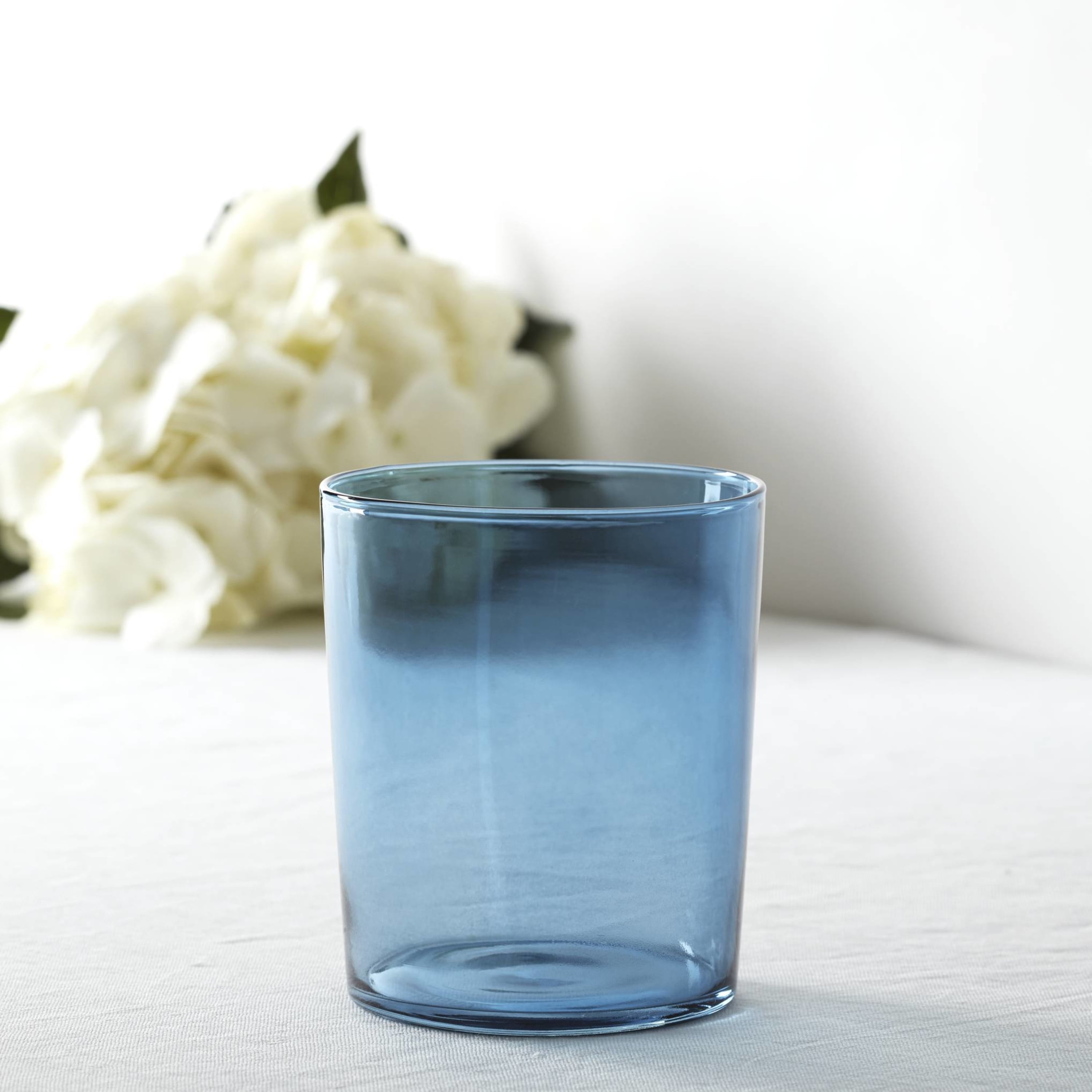 Oneida Entertain 365 Stackable Drinking Glasses, Durable Kitchen Glassware (Blue, 16 oz, Set of 6) xh4ig