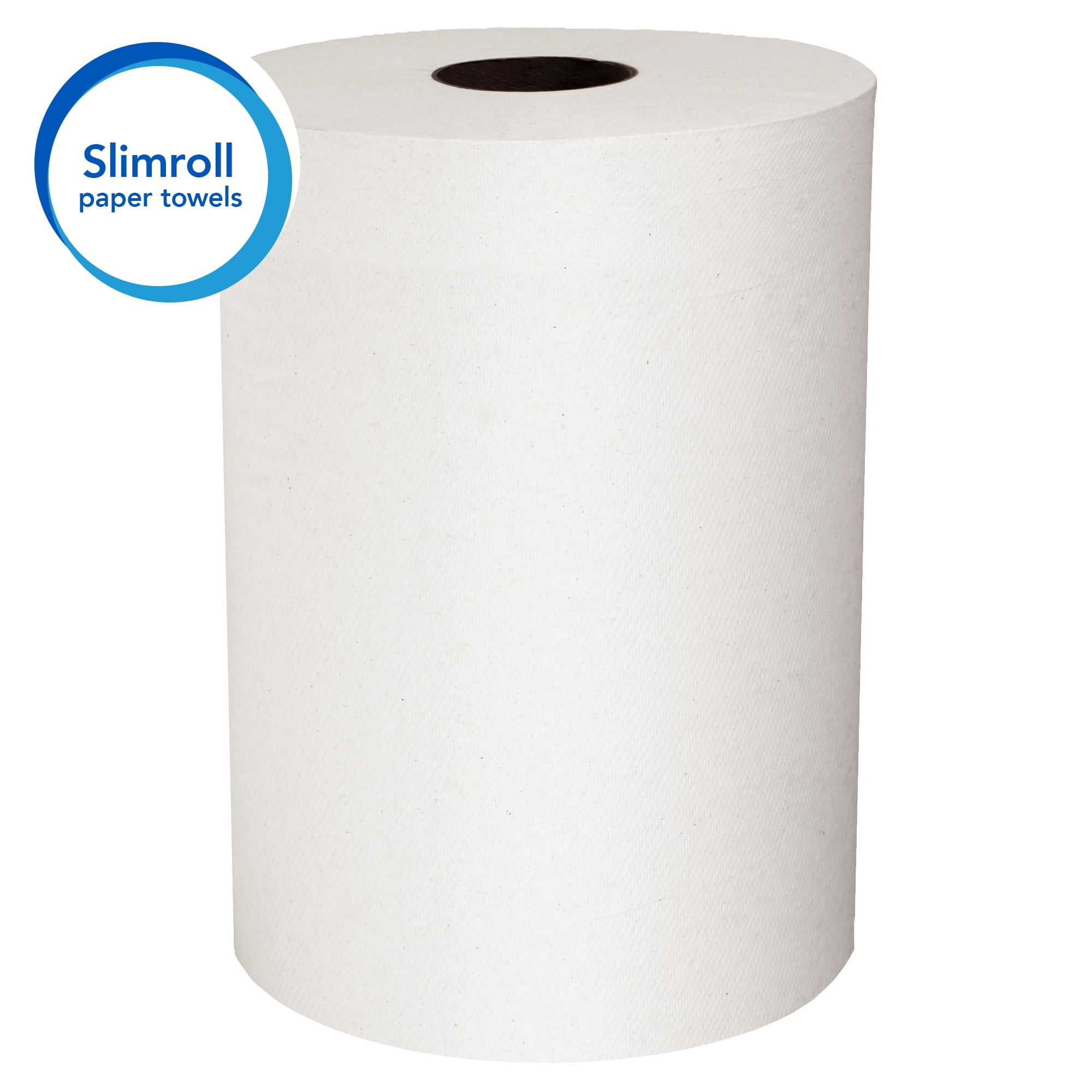 Scott Professional Slimroll Hard Roll Paper Towels, Absorbent Hardwound Paper, White (6 Rolls, 580 ft per Roll, 3,480 ft Total) pcmyx