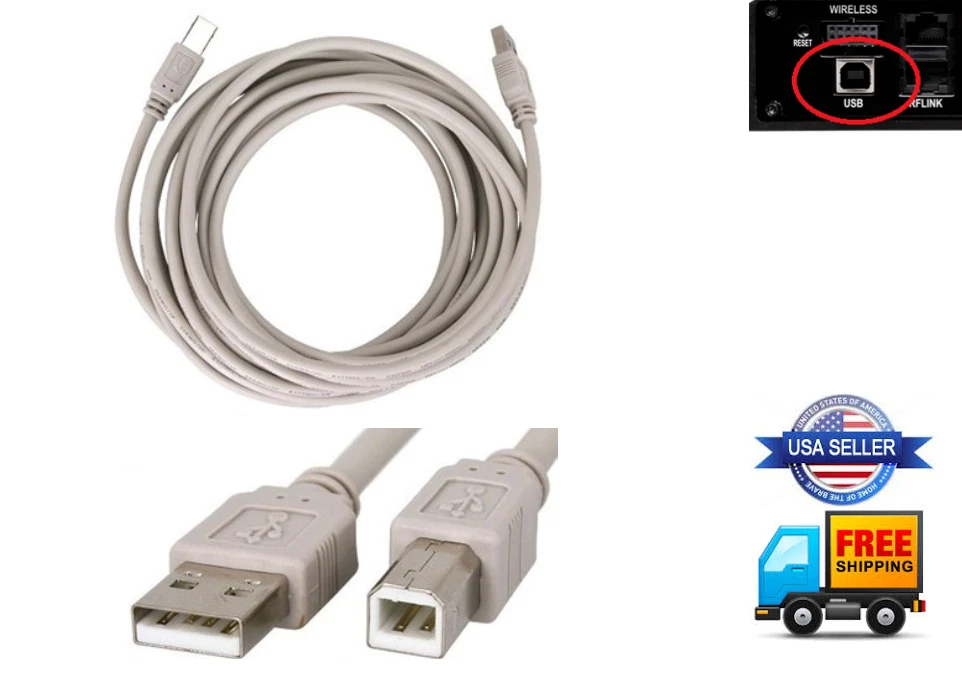 Rhea USB Data Cable for Alpine DSP PXA-H800 PXE-X121-12EV HDP-D90 (6 ft) ftomx