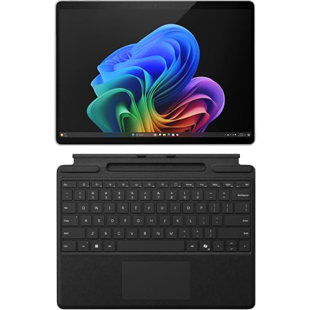 Microsoft Surface Pro Copilot+ PC 13 in OLED Touchscreen Laptop, Snapdragon X Elite, 32GB RAM, 1TB SSD (Platinum, with Black Keyboard) pa0ku