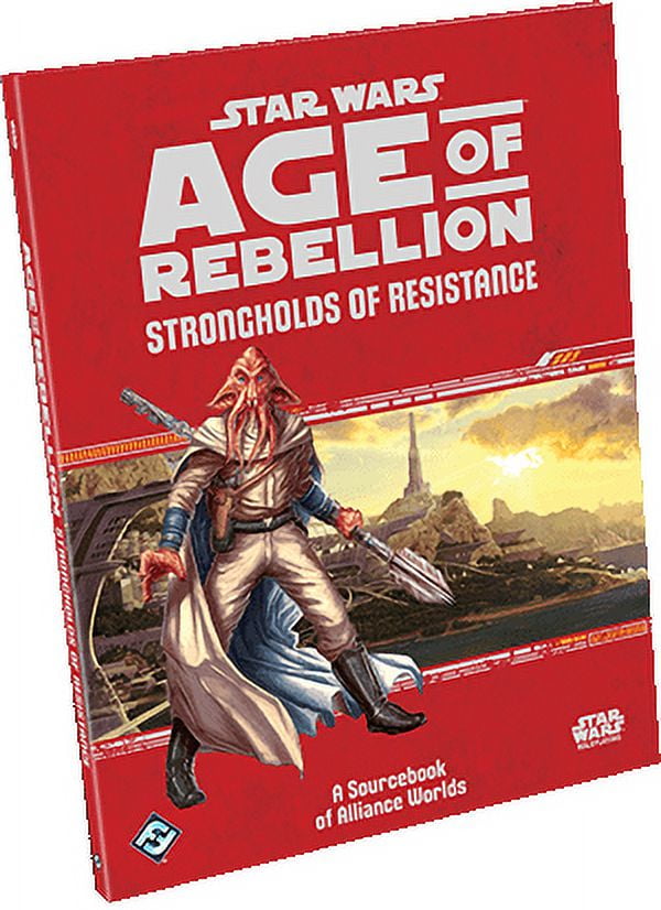 Fantasy Flight Games Star Wars Age of Rebellion Strongholds of Resistance RPG Sourcebook (Red, 1 Book) wqs2j