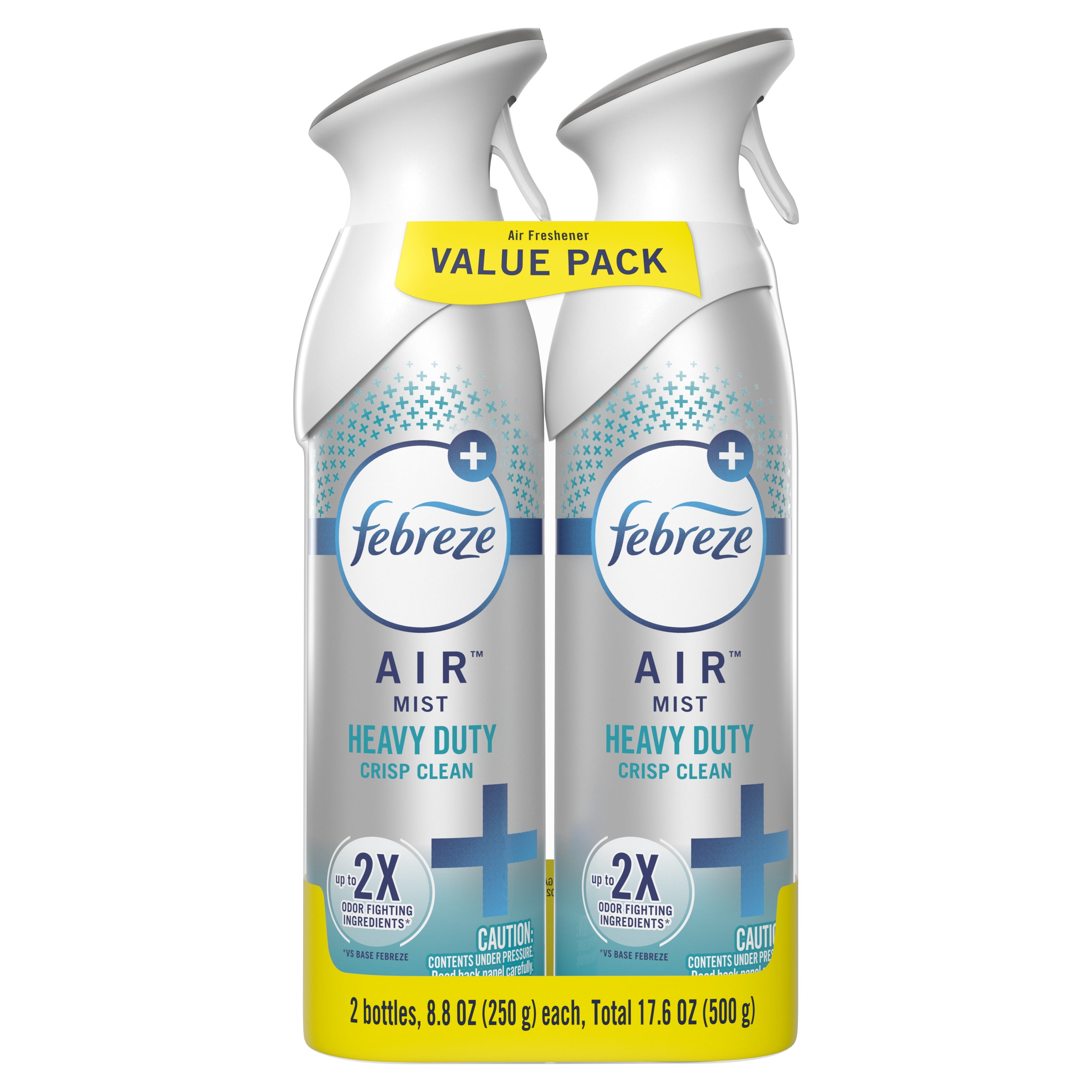 Febreze Air Freshener Spray, Odor-Fighting Room Mist, Crisp Clean Scent (8.8 oz, 2 Count) f3joh