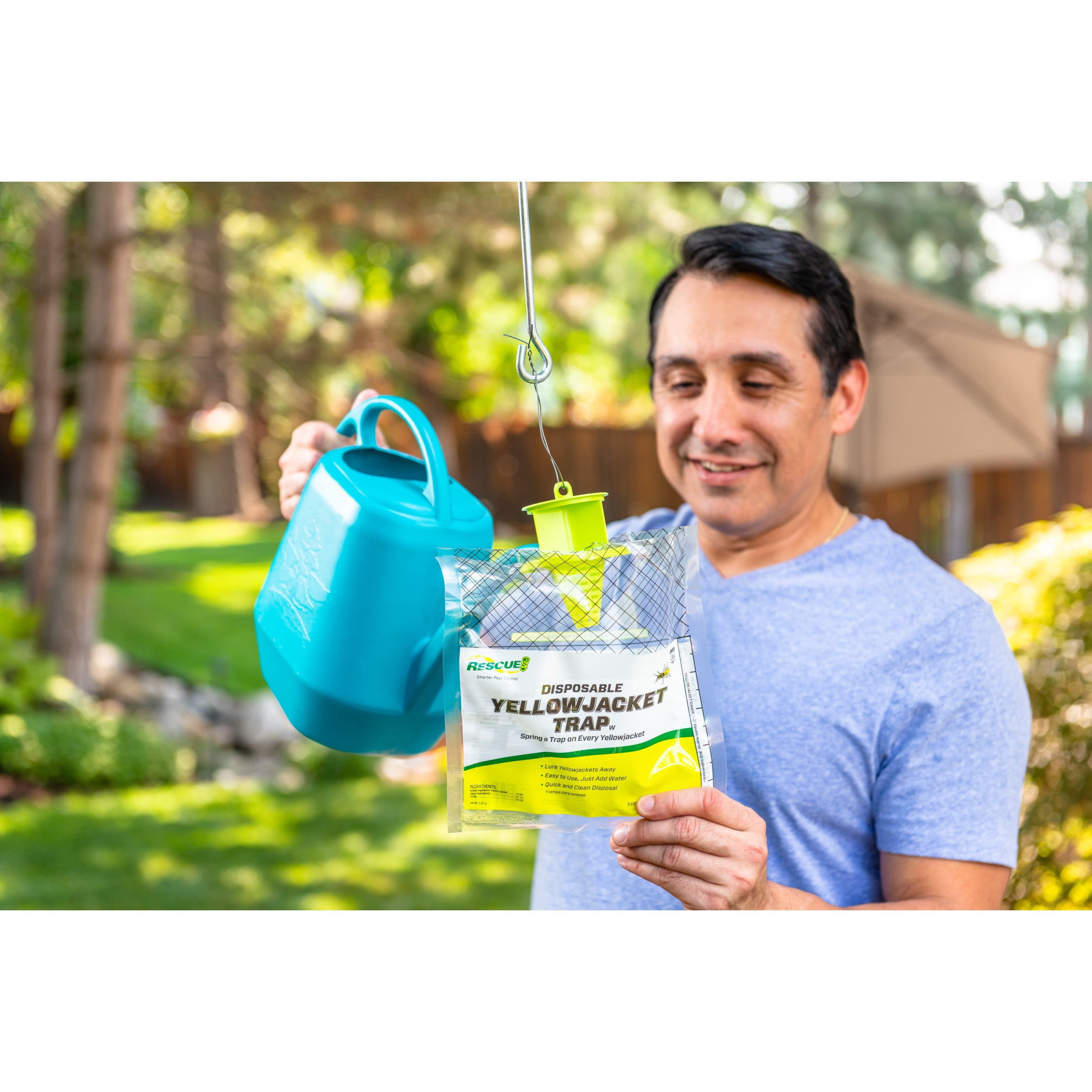 RESCUE! Yellow Jacket Disposable Trap (Outdoor Pest Control, 1 Pack) pk7by