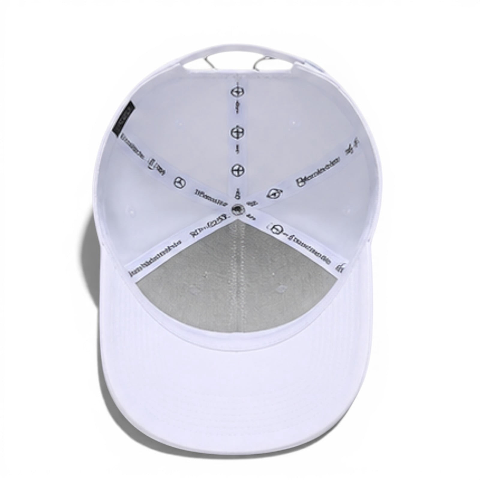 Mercedes-Benz AMG Petronas F1 Team Official Adjustable Hat (White, One Size) luswn
