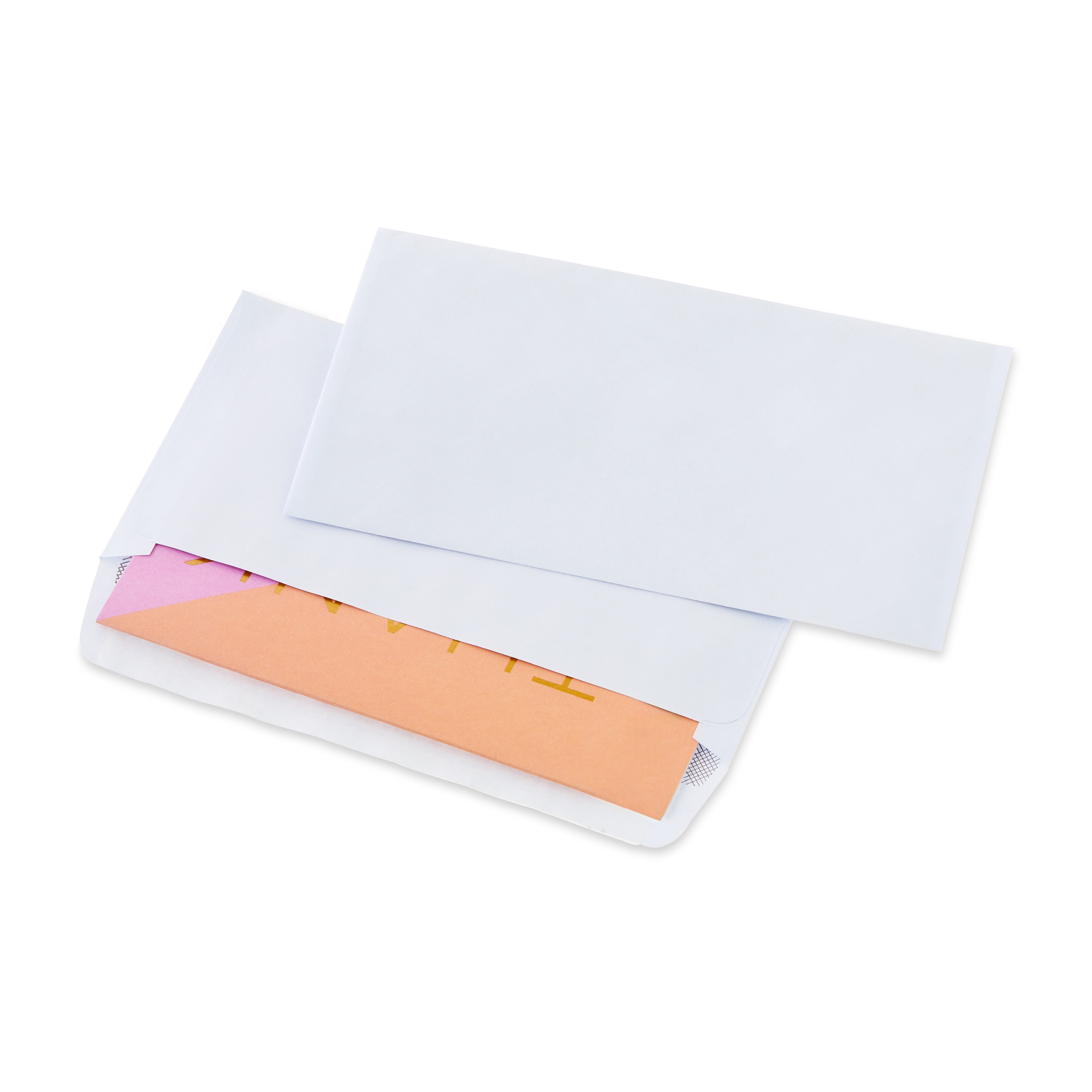 Pen+Gear #6 Privacy Tint Peel and Stick Envelopes (White, 3.63 in x 6.5 in, 100 Count) 8foqp