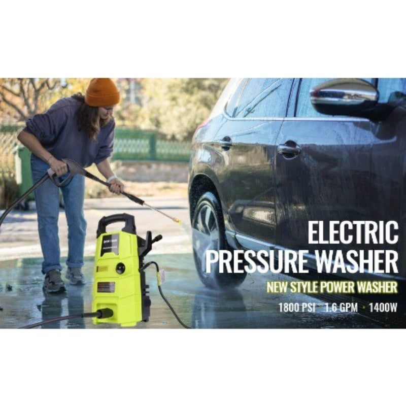 KBOROVER Electric Pressure Washer 1800 PSI 1.6 GPM, Portable Power Washer with 20 ft Hose and Foam Cannon (1800 PSI) gx8ux