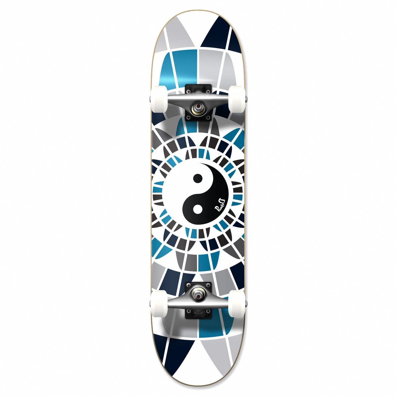 Yocaher Yin Yang Graphic Complete Skateboard (31 in x 7.75 in) ge8om