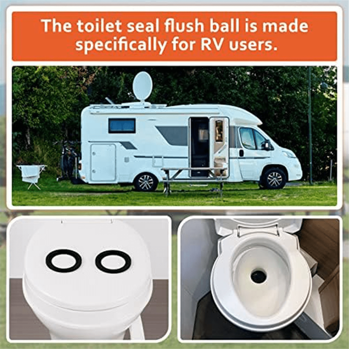 Mawalde RV Toilet Seal Kit for 300 310 320 Models (2 Pack) 0j9ux