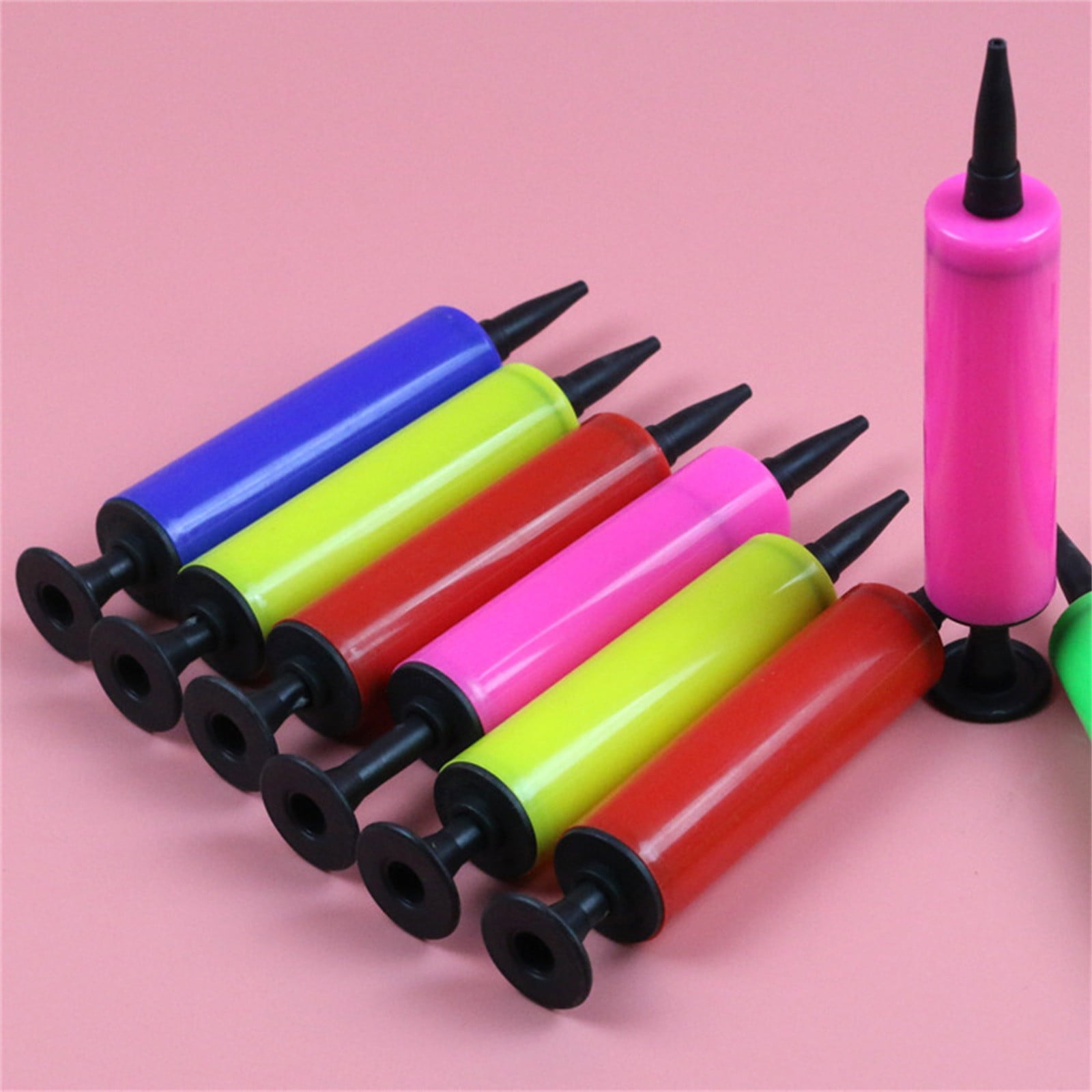 Bzdzmqm Manual Hand Push Air Pump for Balloons and Inflatable Toys (5 Pack, 7 in) 571o3