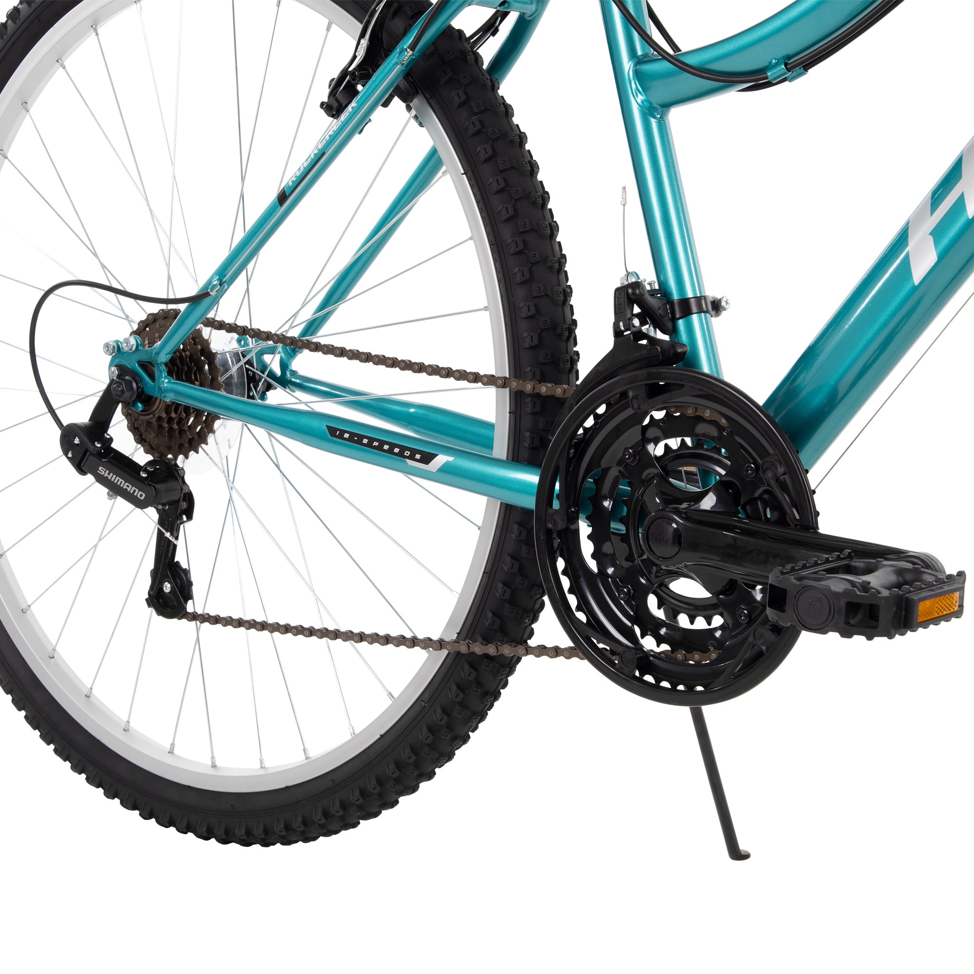 Huffy Rock Creek Mountain Bike, 18-Speed All-Terrain Trail Bicycle (Teal, 29 in) 6kj9n