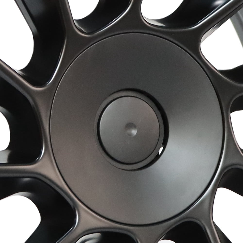 WRWolf Aluminum Alloy Wheel Rim for Tesla Model Y 2020-2023 (Machined and Black, 20 in x 9.5 in) qazwo