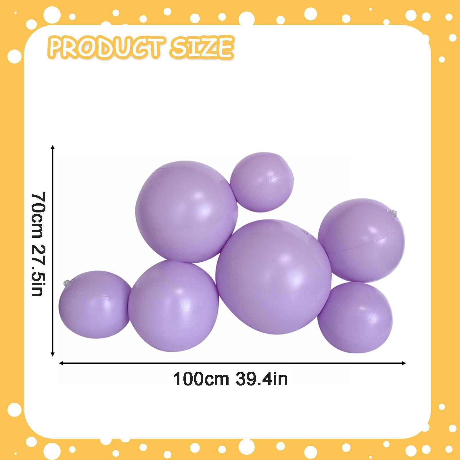 HonestMatter Reusable Inflatable Balloon Garland Arch Kit (Purple, 18 ft) uxlfa
