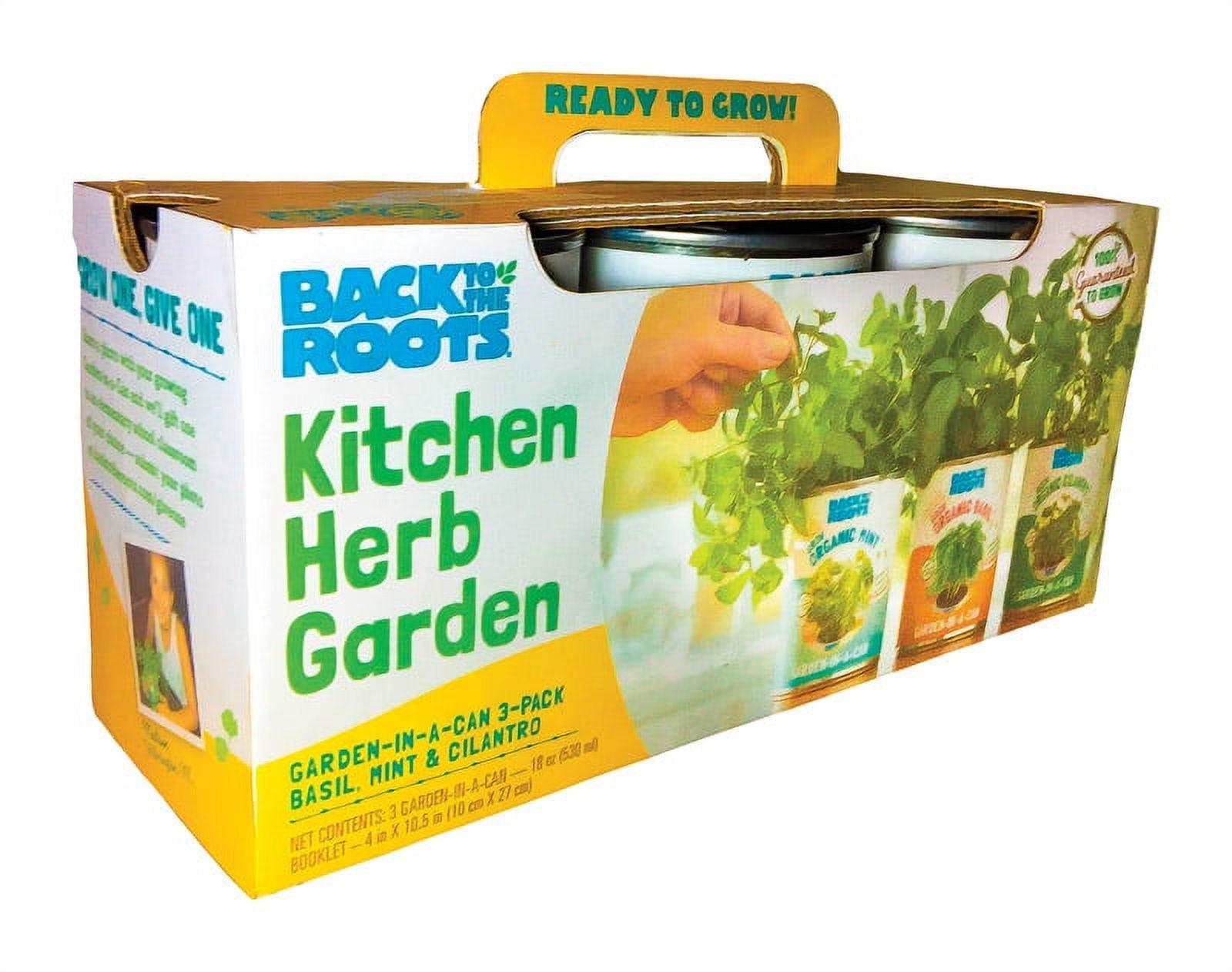 Back to the Roots Kitchen Herb Garden Grow Kit (3 Pack) vmuwc
