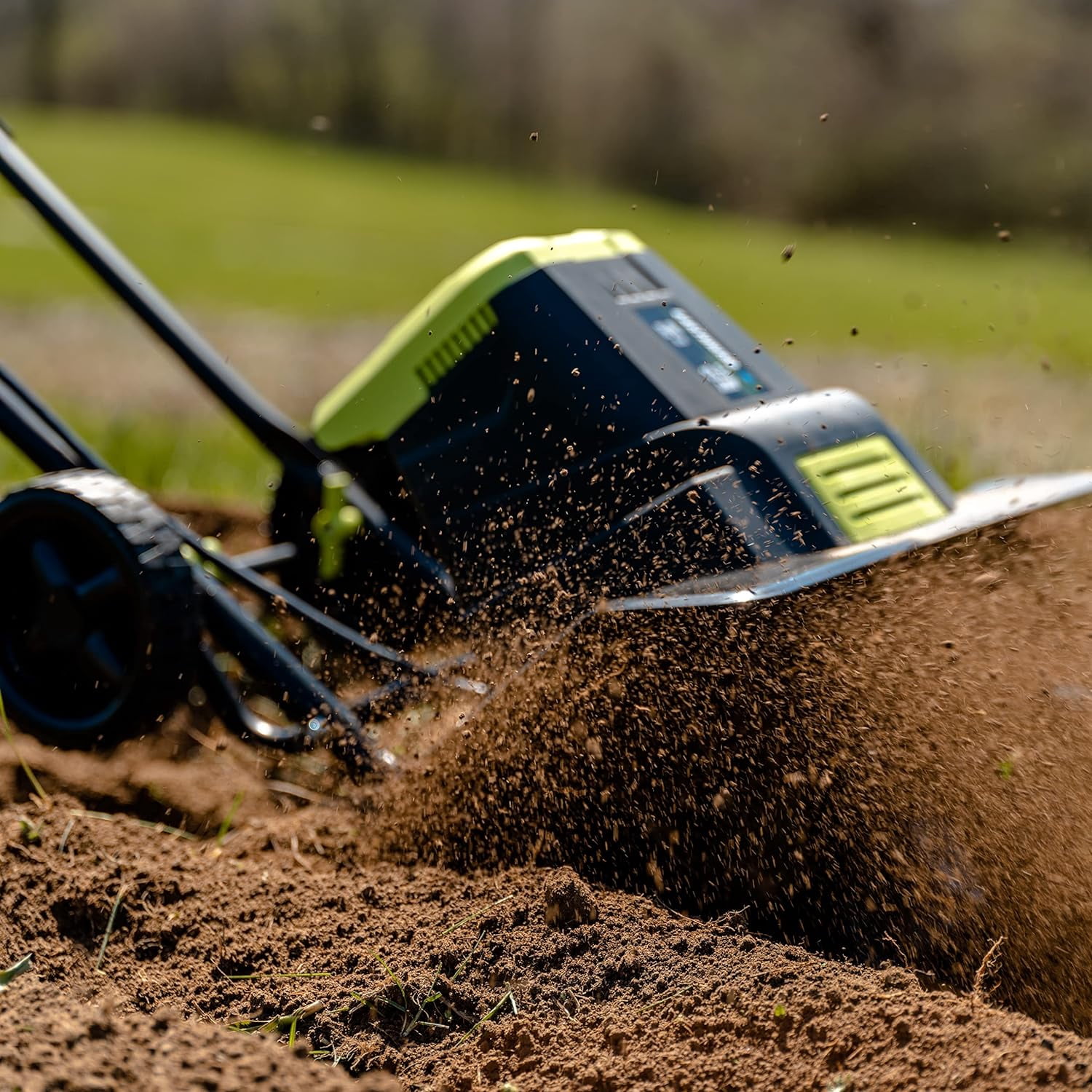 Earthwise 13.5-Amp 16-Inch Electric Garden Tiller Cultivator (Black, 16 in) 42h5r