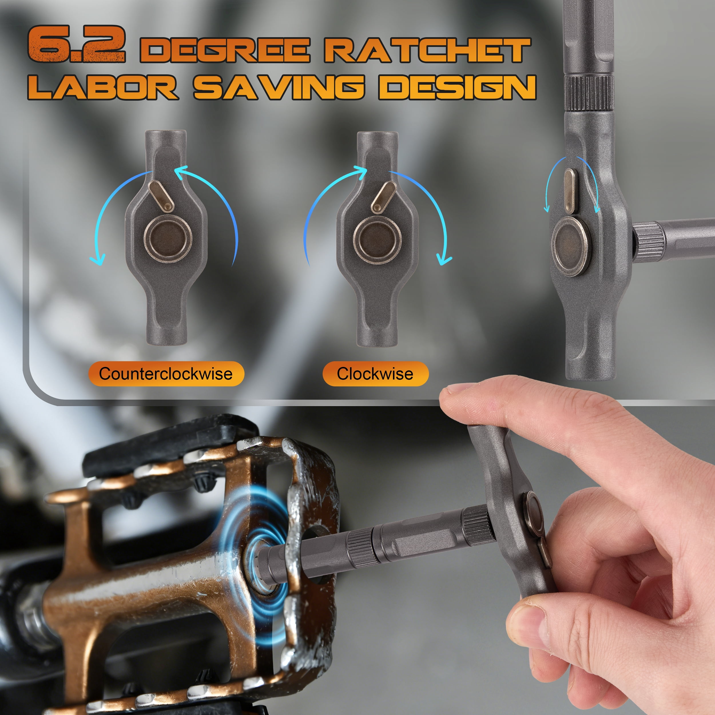 YTAKY 24-in-1 Magnetic Ratchet Screwdriver Set, S2 Steel Precision Tool Kit for Home Repair (Black, 6.6 x 3.7 x 1.6 in) l000k