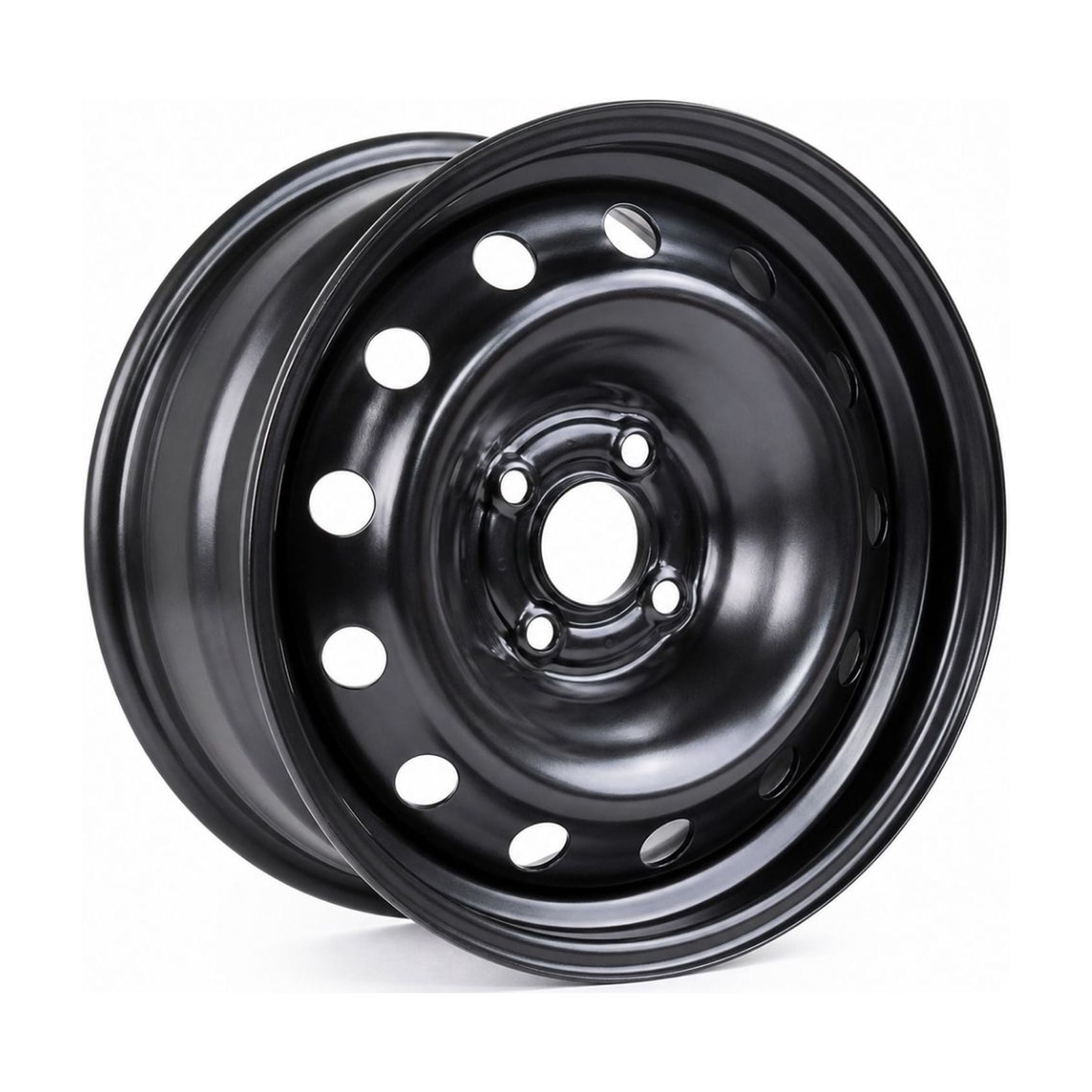 NextSet Wheels Steel Wheel Rim (Black, 15 in) cluh9