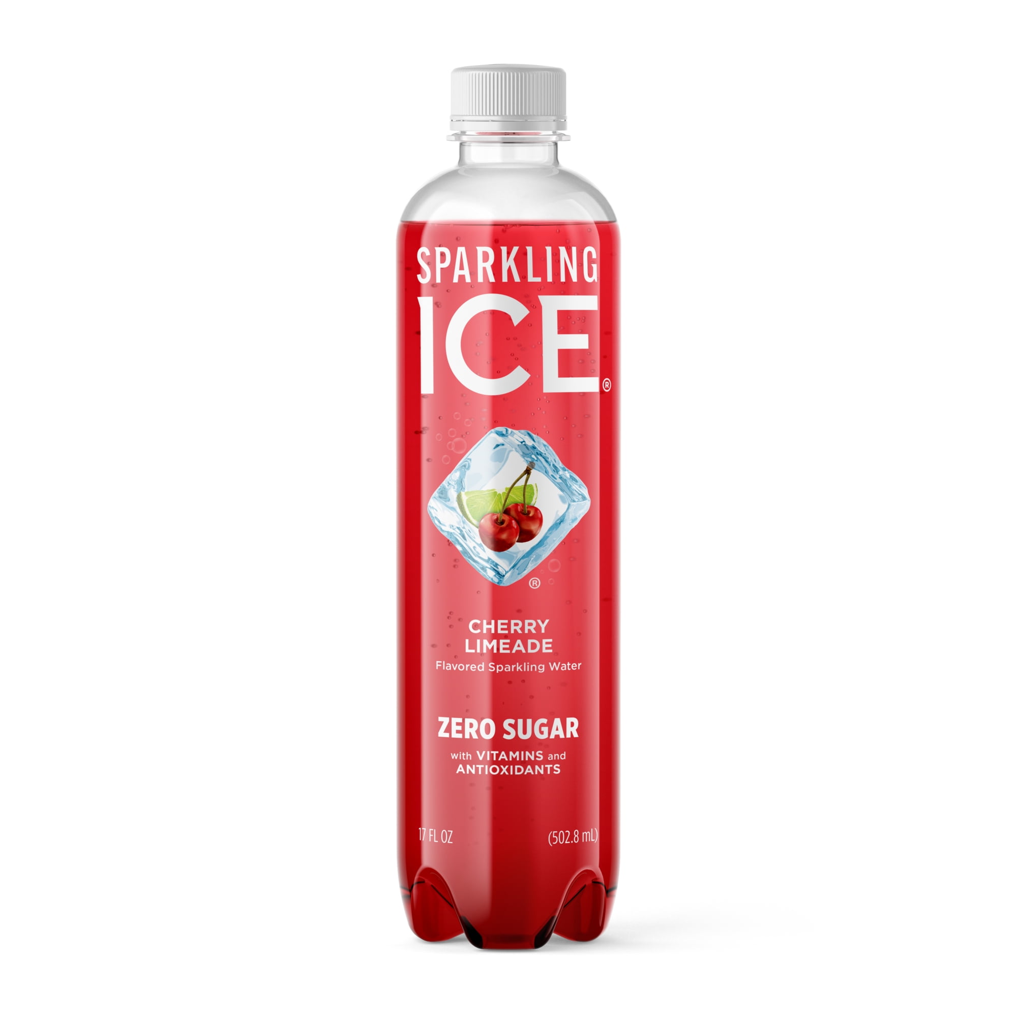 Sparkling Ice Naturally Flavored Sparkling Water, Zero Sugar Refreshing Beverage (Cherry Limeade, 17 fl oz) yi0a6