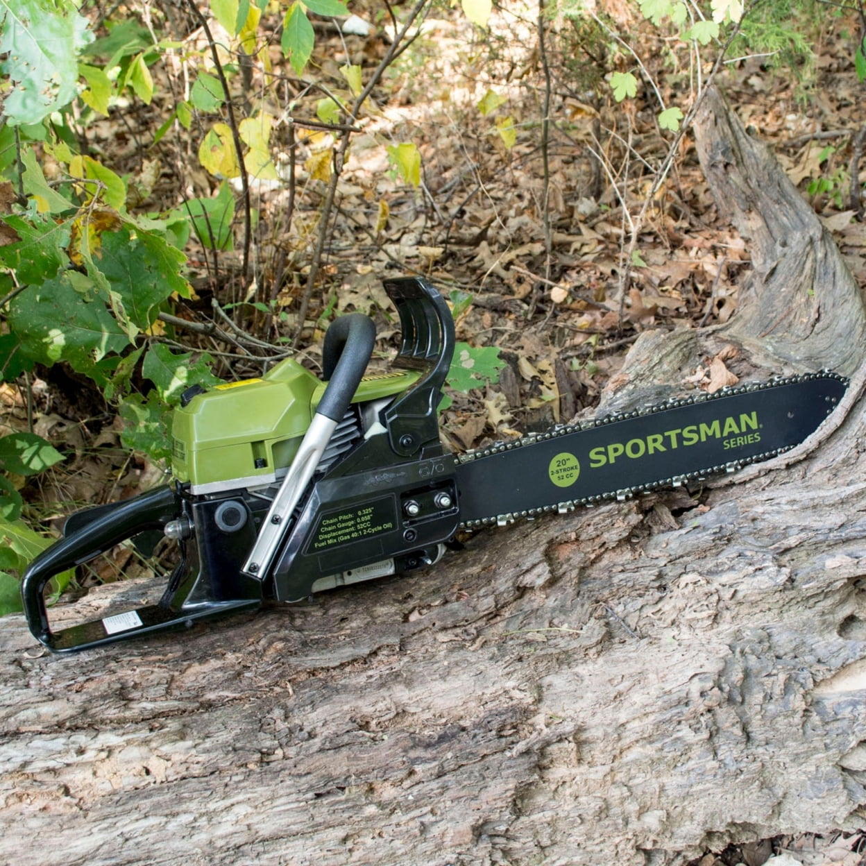 Sportsman Series 20 in. Gas Powered 2-Stroke Rear Handle Chainsaw (52cc, 20 in) qrk4g