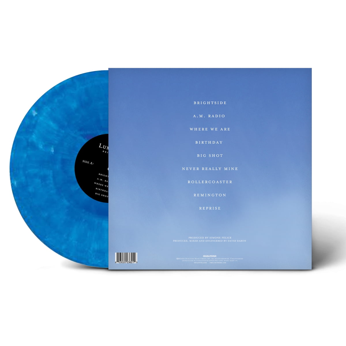 Dualtone Store The Lumineers Brightside Vinyl Record (Partly Cloudy, 12 in) fx5x5