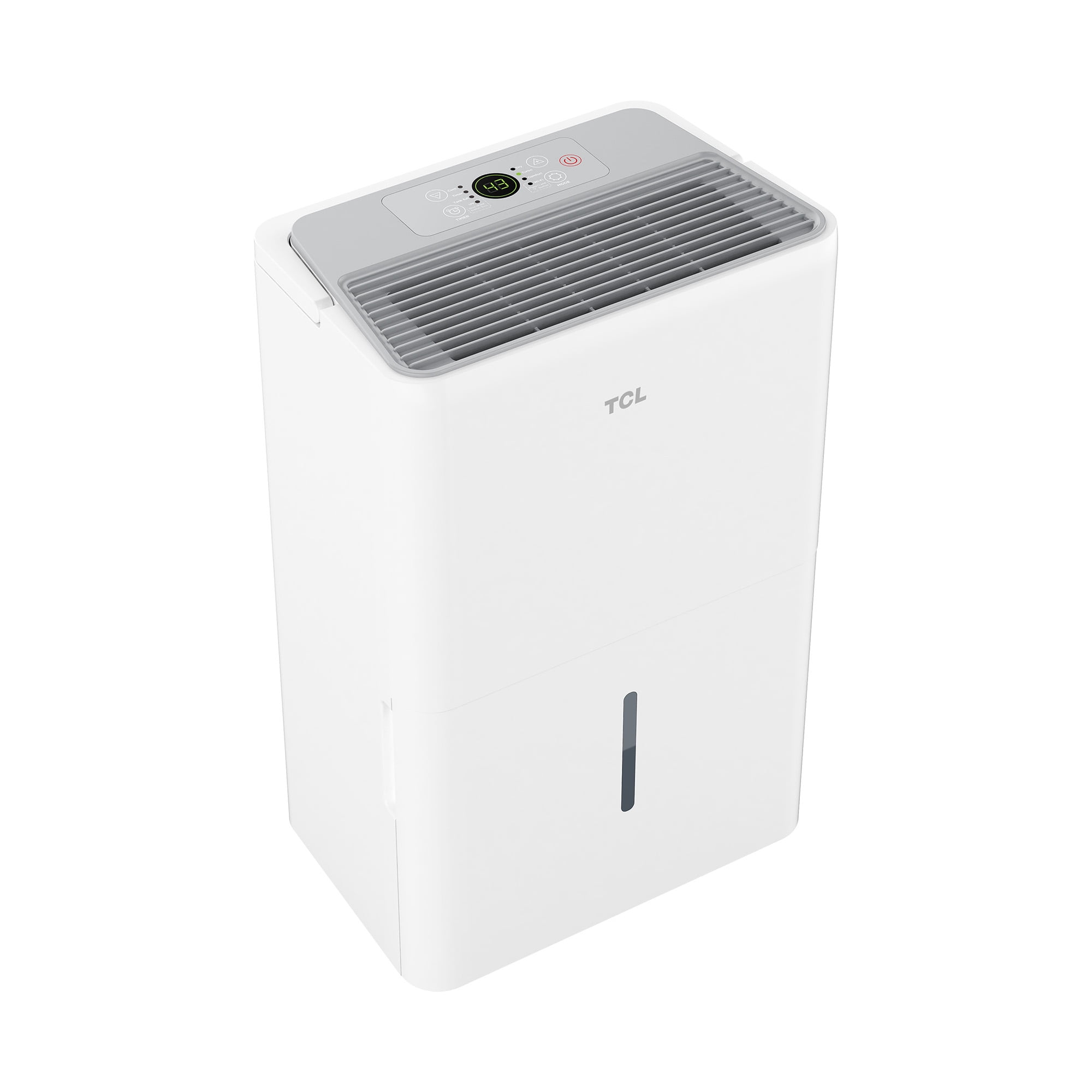 TCL 25 Pint Smart Dehumidifier, Energy Star Certified, Quiet Operation, App-Controlled, Portable Design (White, 25 Pint) yqem7