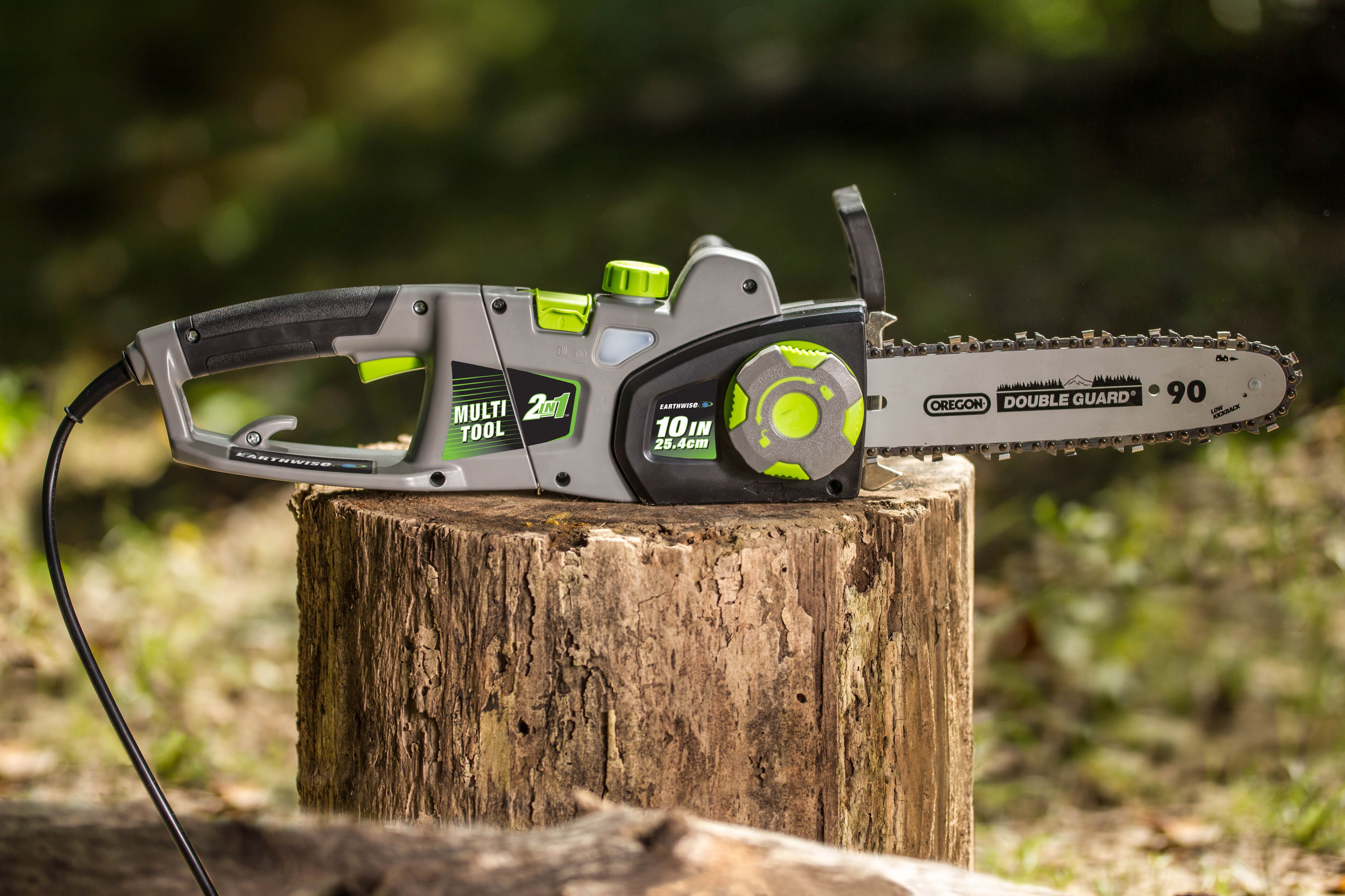 Earthwise 2-in-1 Convertible Electric Pole Saw and Chainsaw (10 in, 8 ft Reach) ihf4r