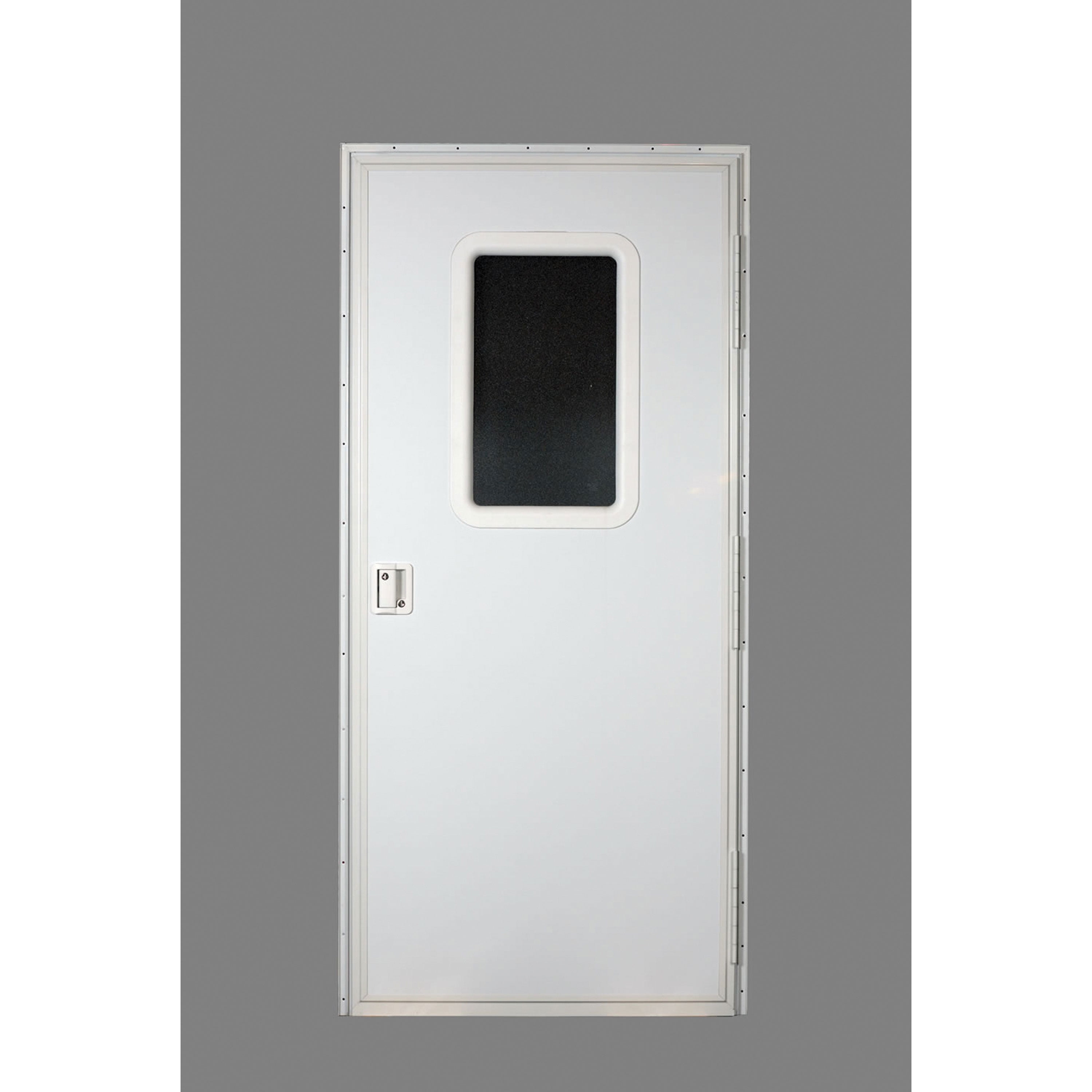 AP Products RV Square Entrance Door with Screen and Window (Polar White, 26 in x 70 in) cg27u