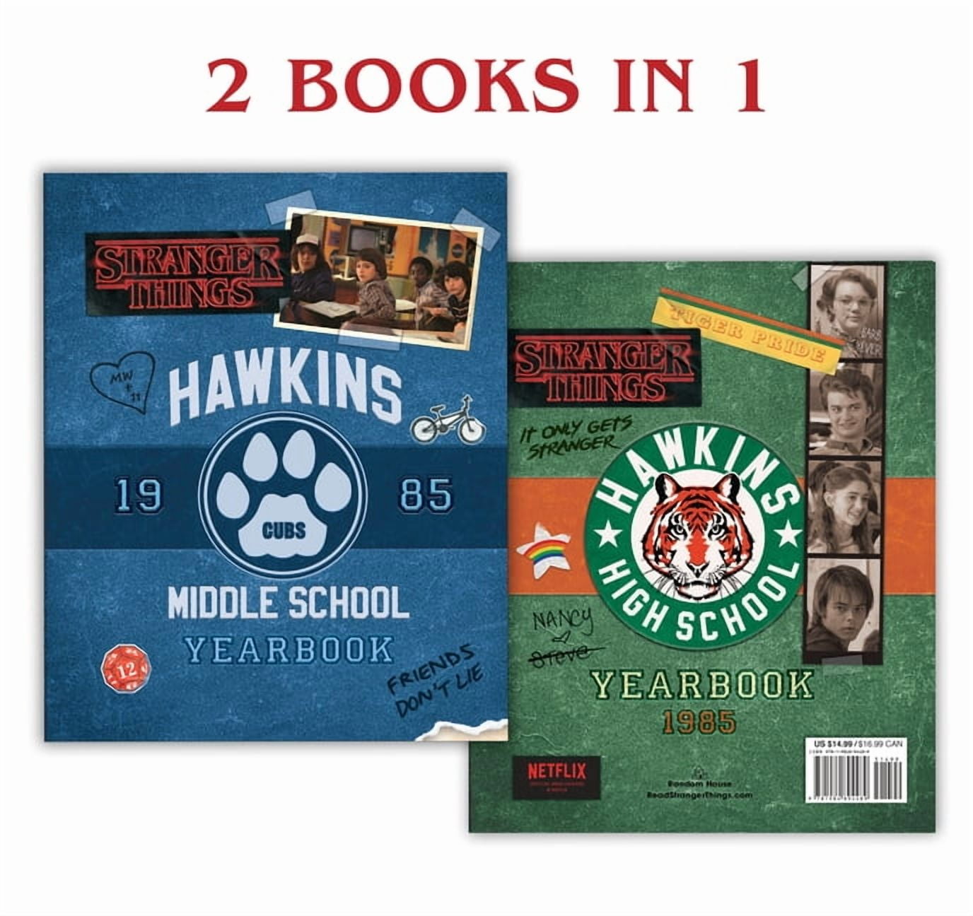 Matthew J Gilbert Stranger Things Hawkins Middle School and High School Yearbook (Hardcover, 80 Pages) szoz6