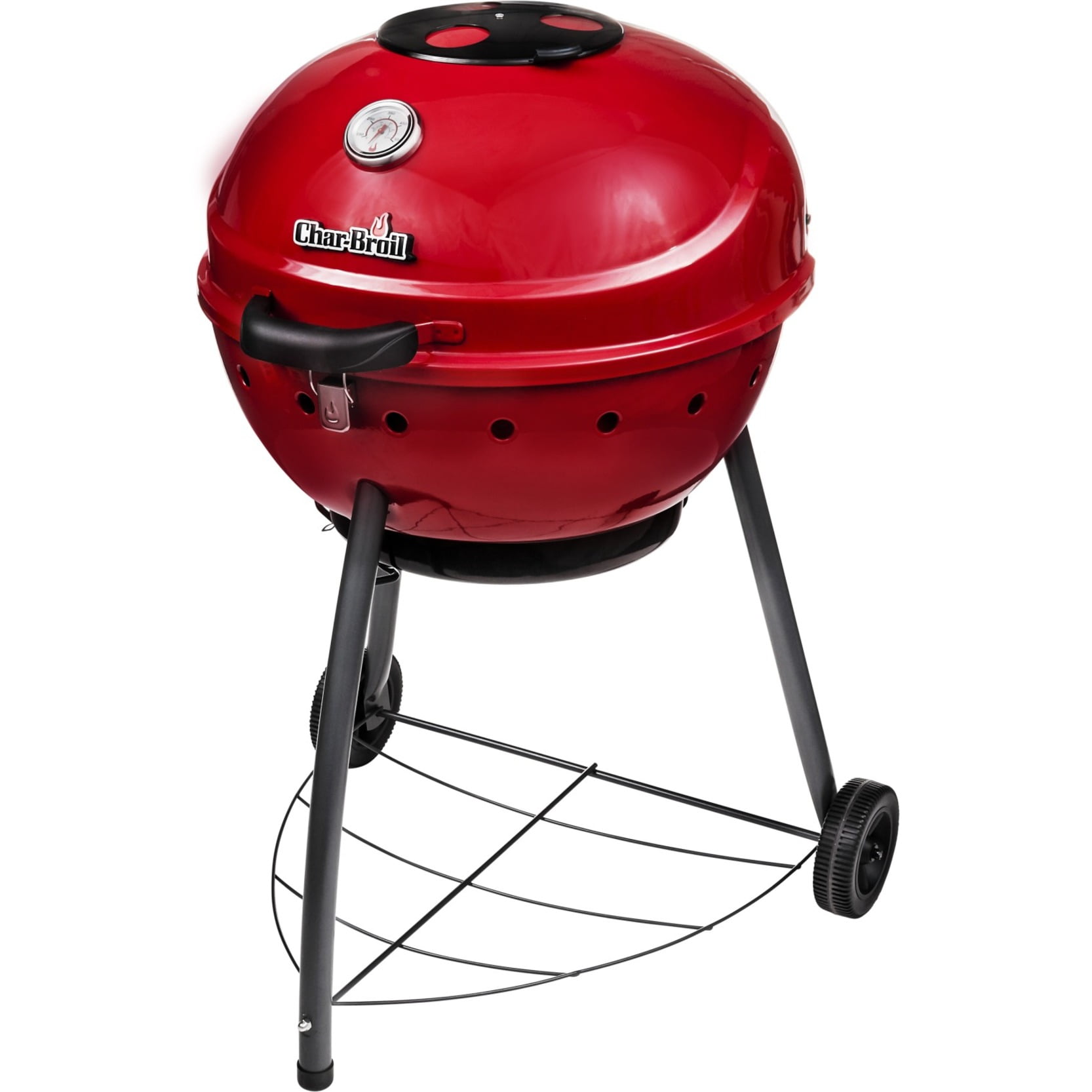 Charbroil Kettleman TRU-Infrared Charcoal Grill (Red, 360 sq in) 6qted