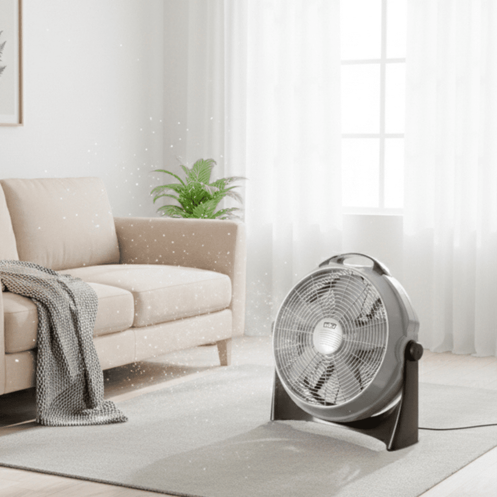 MAN Industries 20-Inch High-Velocity Floor Fan (Grey, 20 in) rovoi