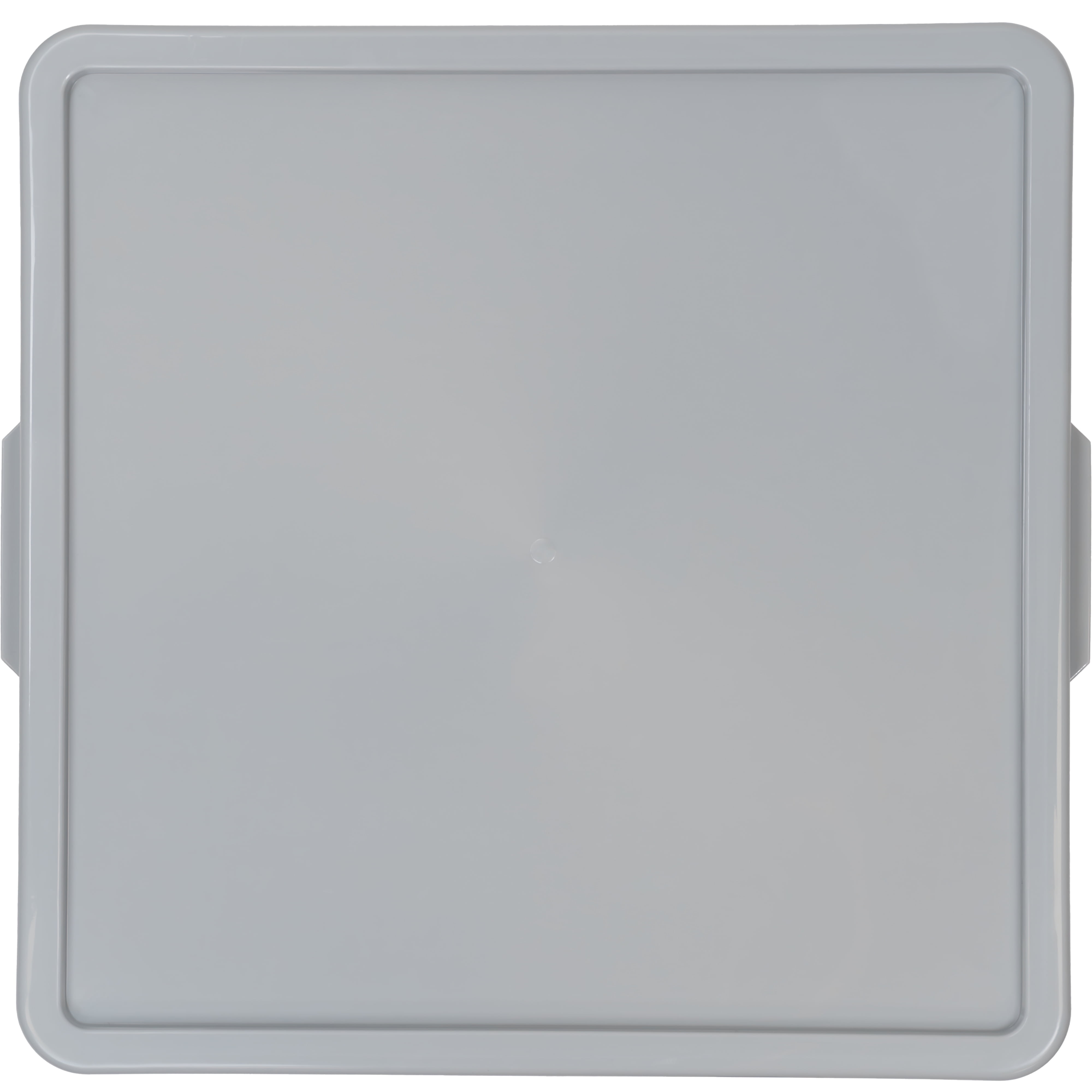 Your Zone Kids Large Stacking Storage Bin with Lid (Clear, 12 in x 12.4 in x 9.4 in) c4z2l